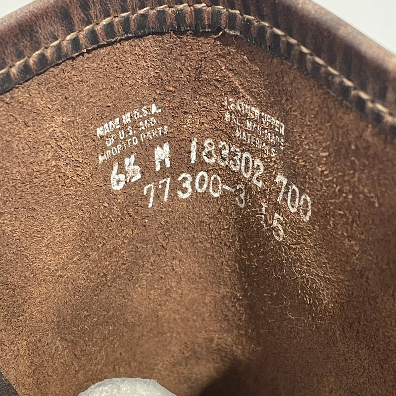 FRYE/Vintage/Biker Boots/US 6.5/Leather/BRW/77300-3 Moto Harness