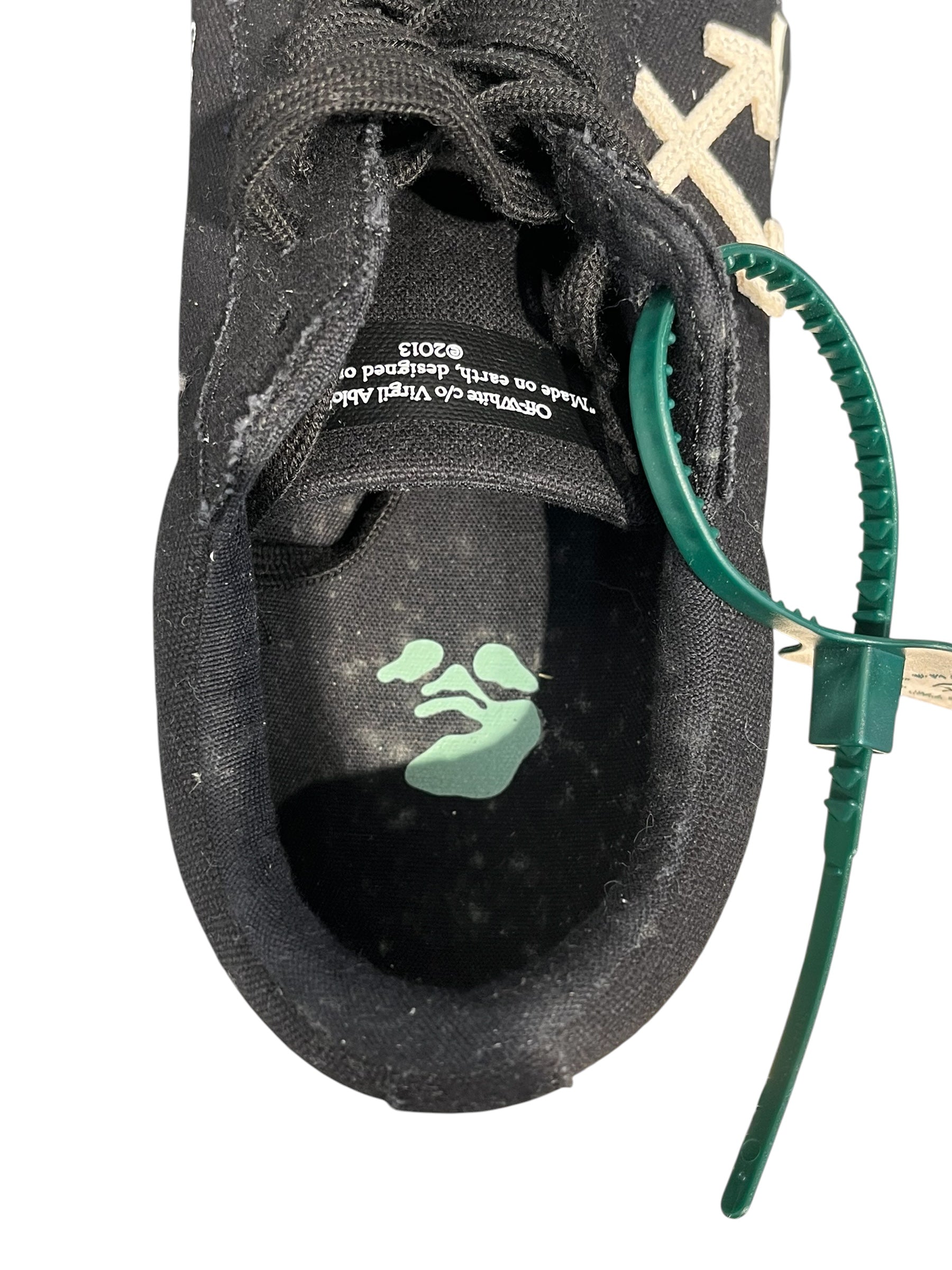 OFF-WHITE/Low-Sneakers/EU 42/BLK/VULCANIZED CANVAS BLK/WHT SOLE view 7
