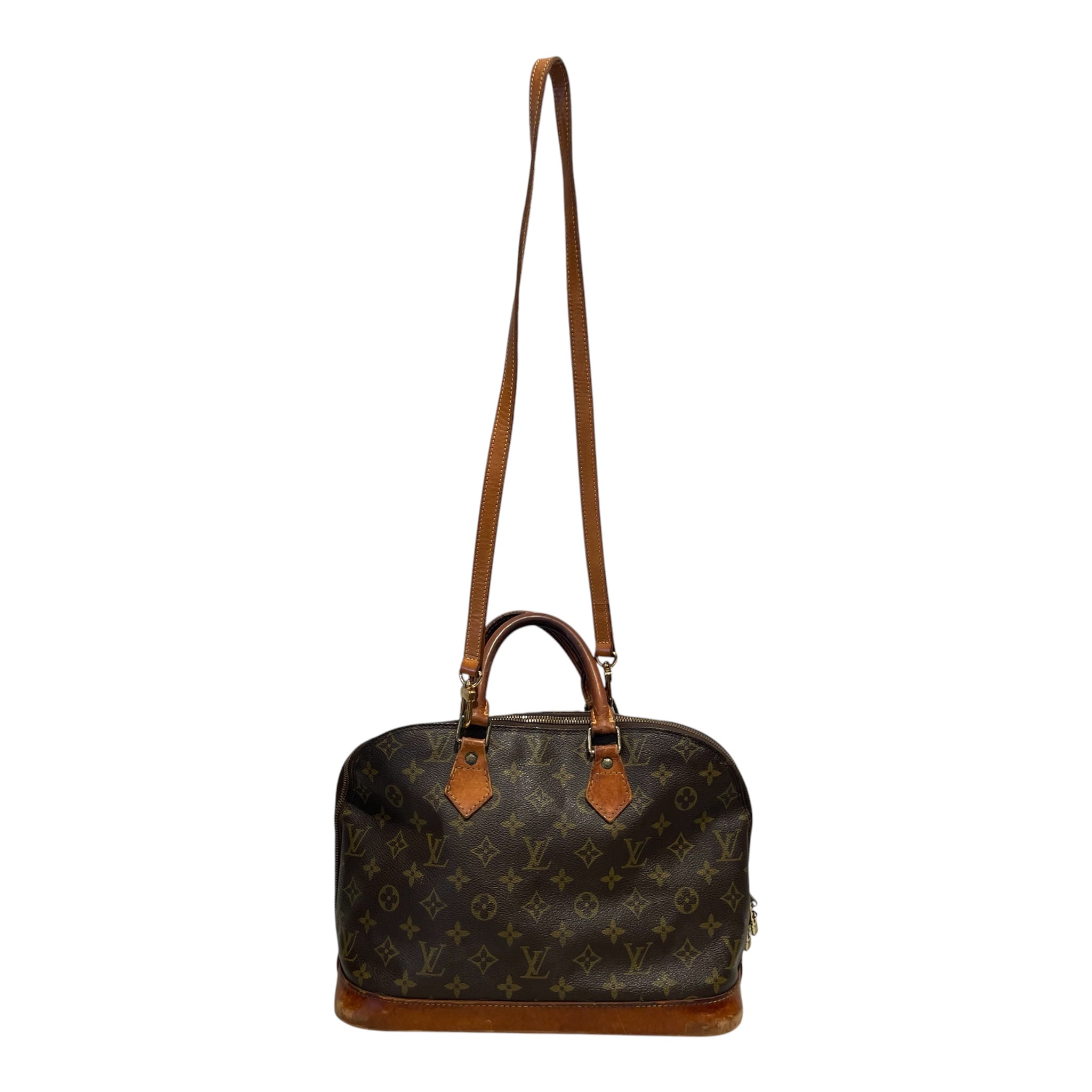 LOUIS VUITTON/Hand Bag/Monogram/Leather/BRW/LV Monogram Alma view 1
