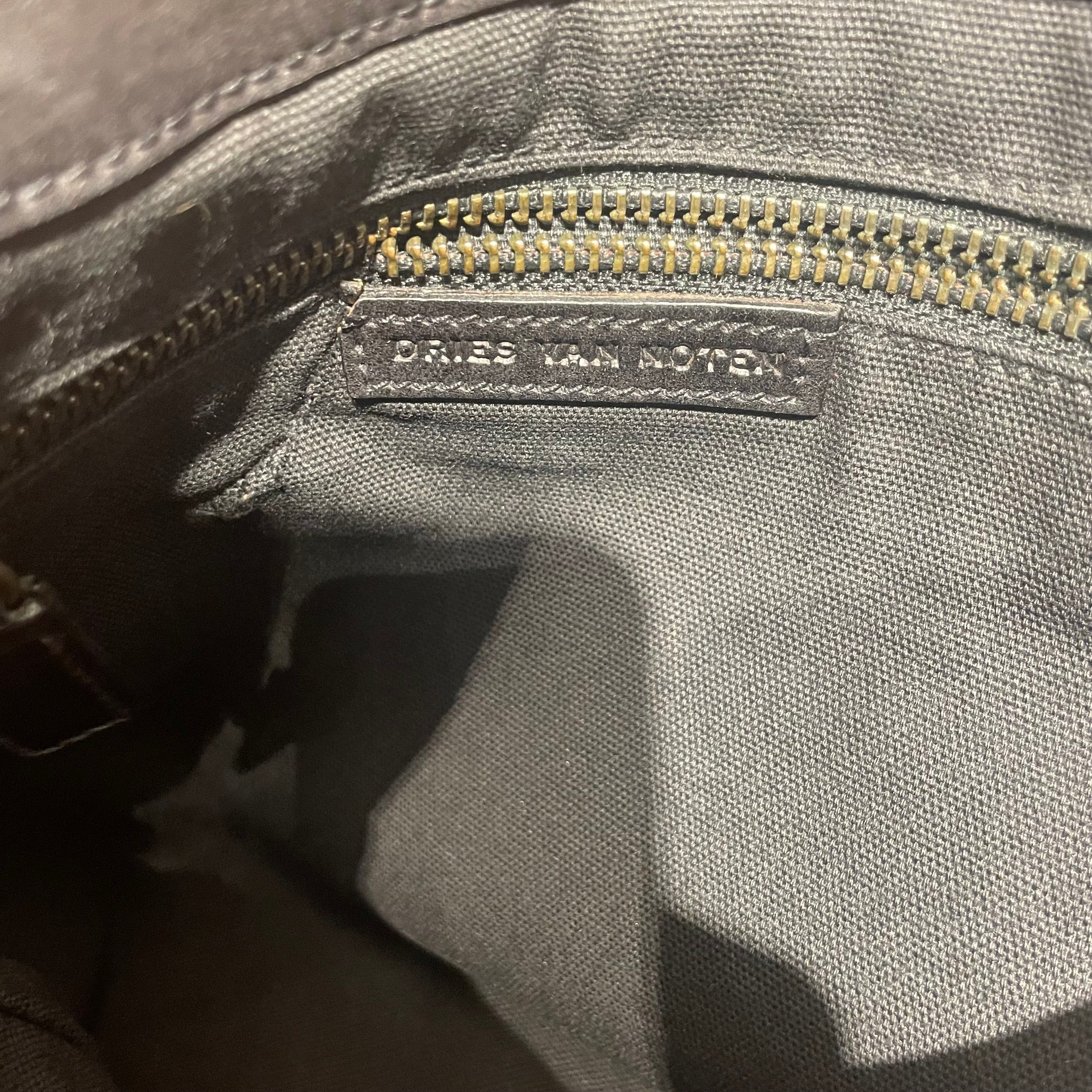 DRIES VAN NOTEN/Cross Body Bag/Leather/BRW/Dries Van Noten Crossbody view 5