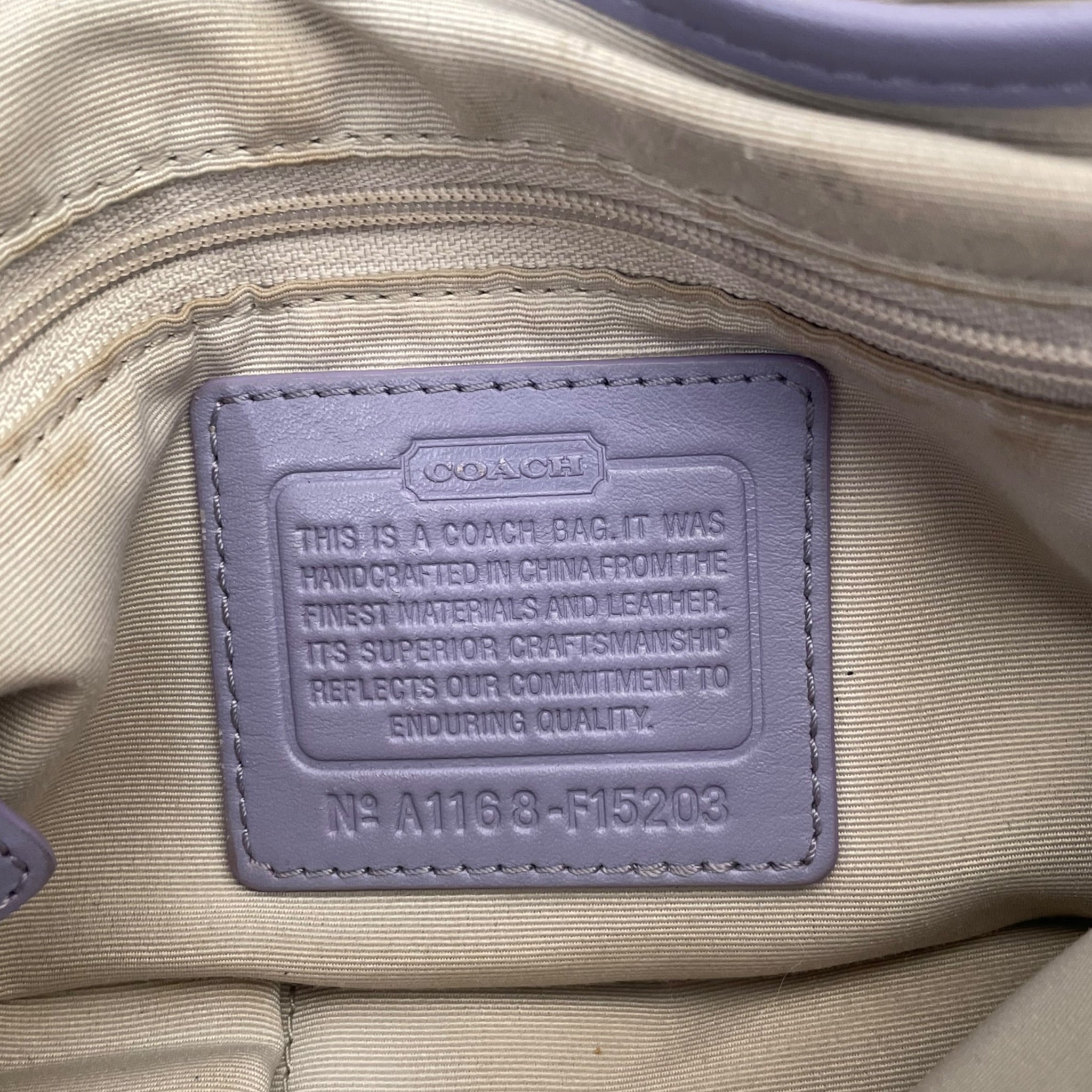 COACH/Hand Bag/Monogram/Polyester/PPL/soho lilac view 6