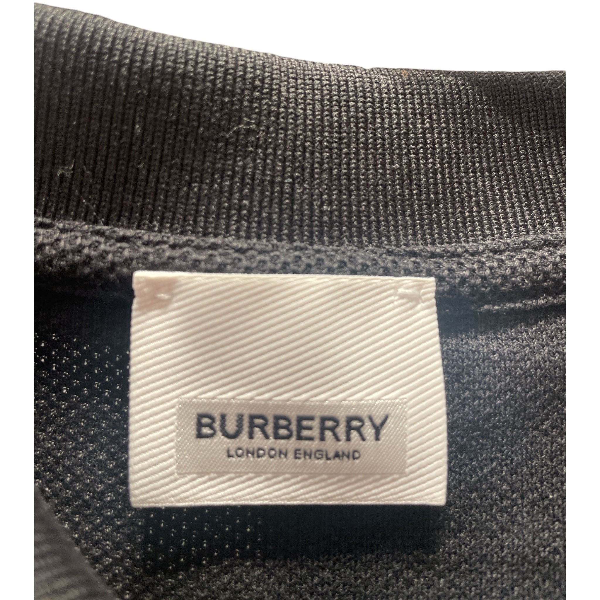BURBERRY/Polo Shirt/XL/Cotton/BLK/Graphic/SW1 view 3