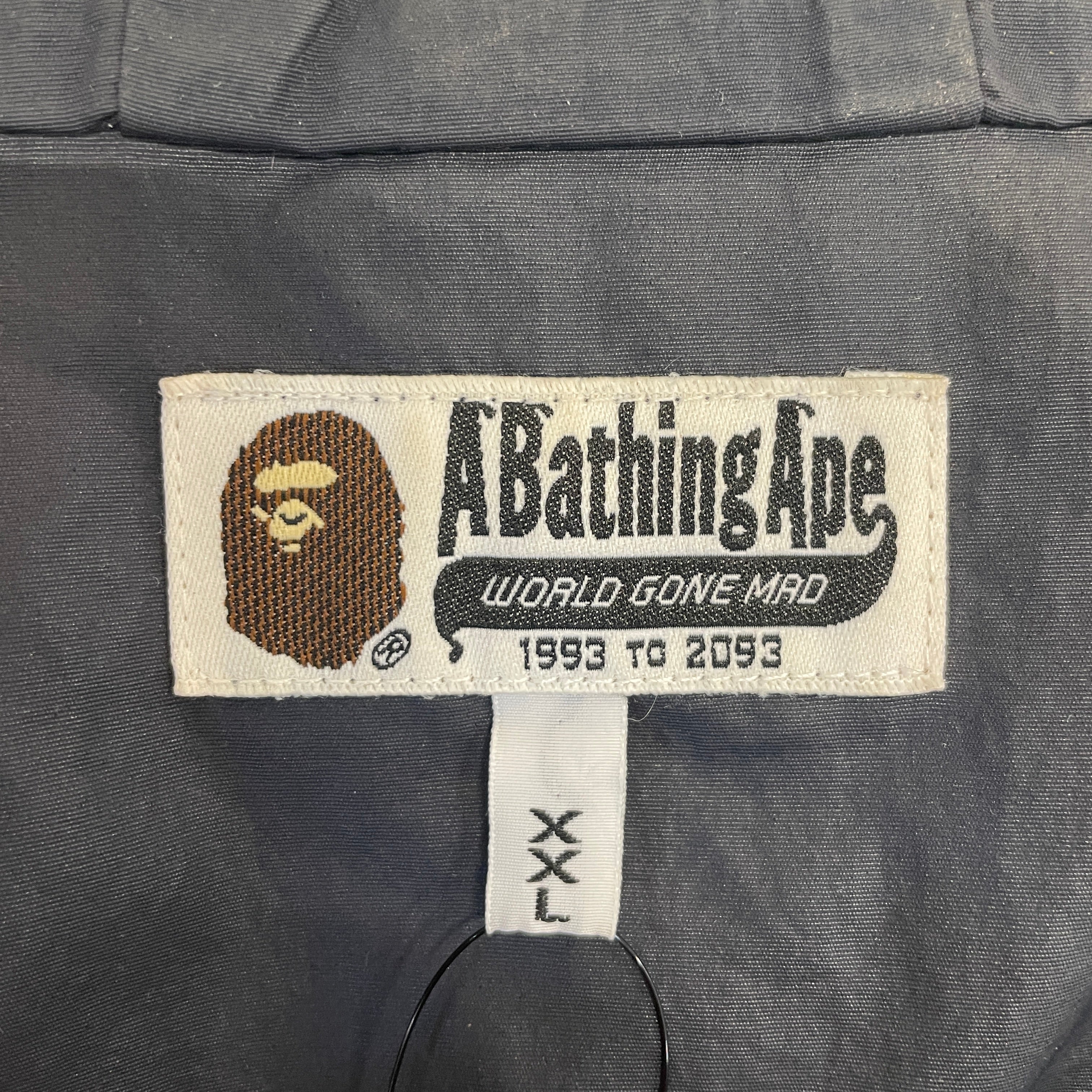 A BATHING APE/Windbreaker/XXL/Nylon/BLK/Full Tiger Zip view 3