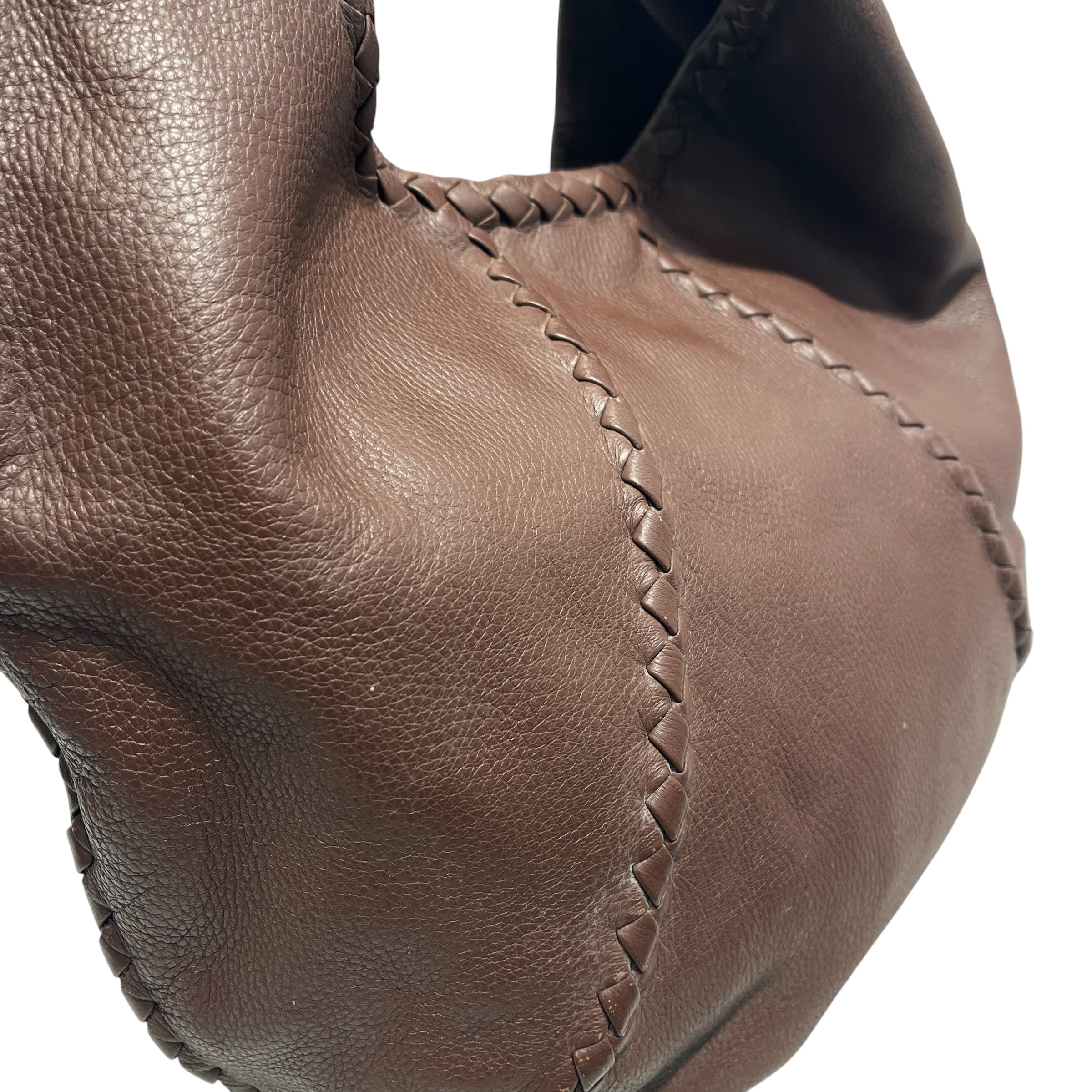 BOTTEGA VENETA/Bag/Leather/BRW/CERVO HOBO view 7