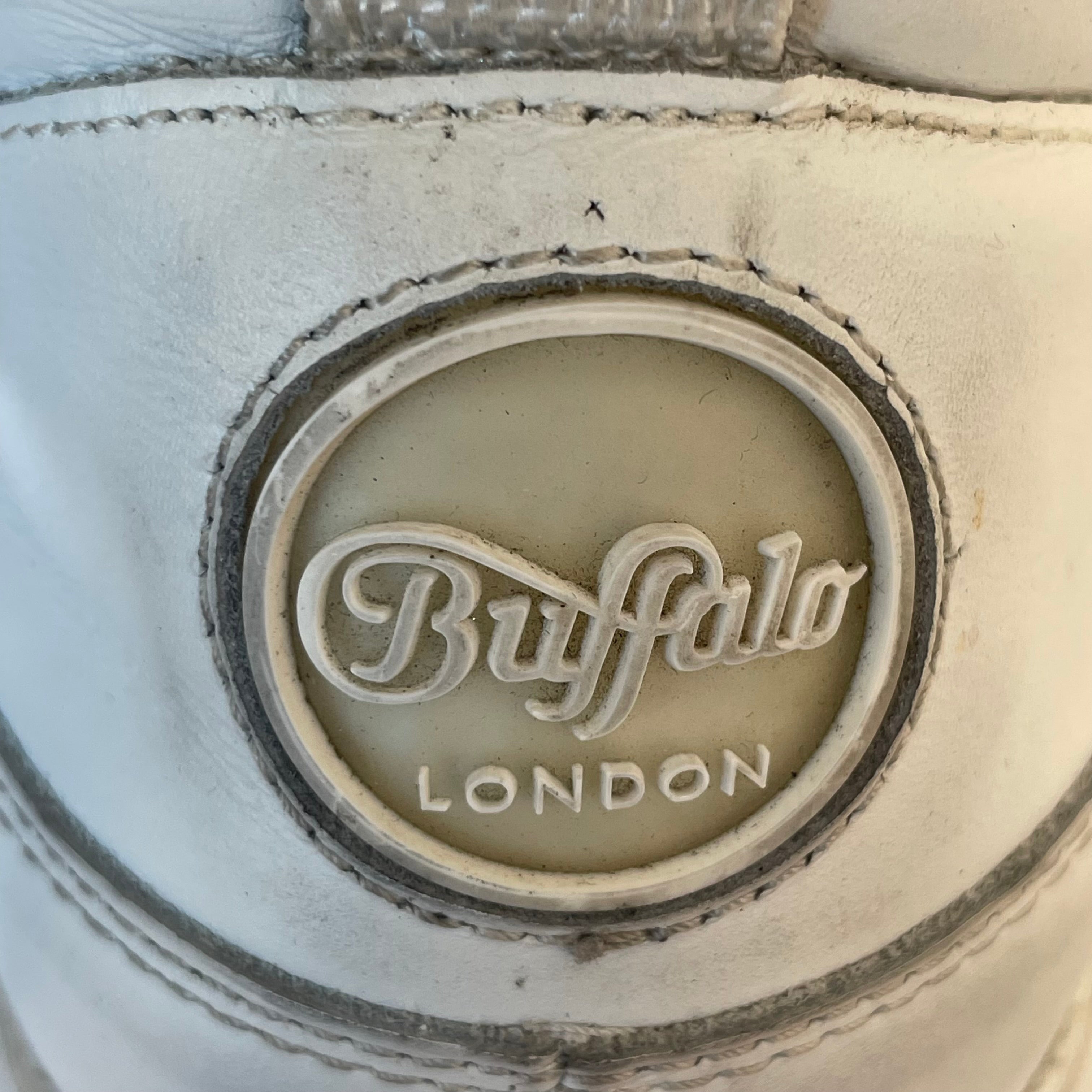 Buffalo LONDON/Hi-Sneakers/EU 43/Leather/WHT/PLATFORM, LOGO ON HEEL view 3