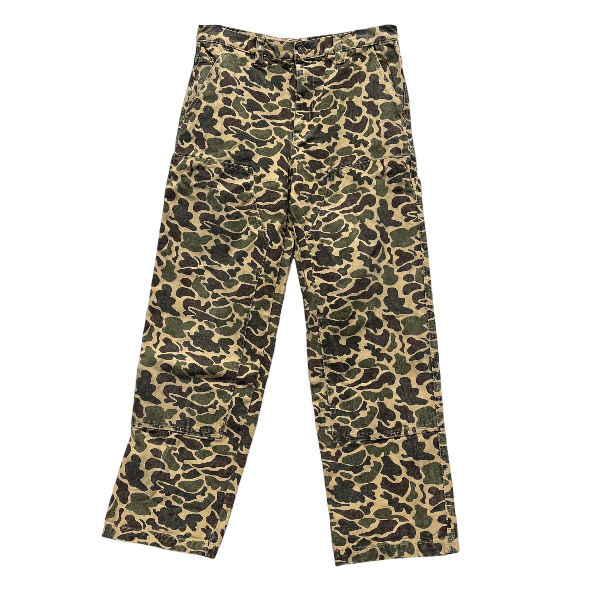 STUSSY/Pants/33/Cotton/GRN/Camouflage/DOUBLE KNEE view 1