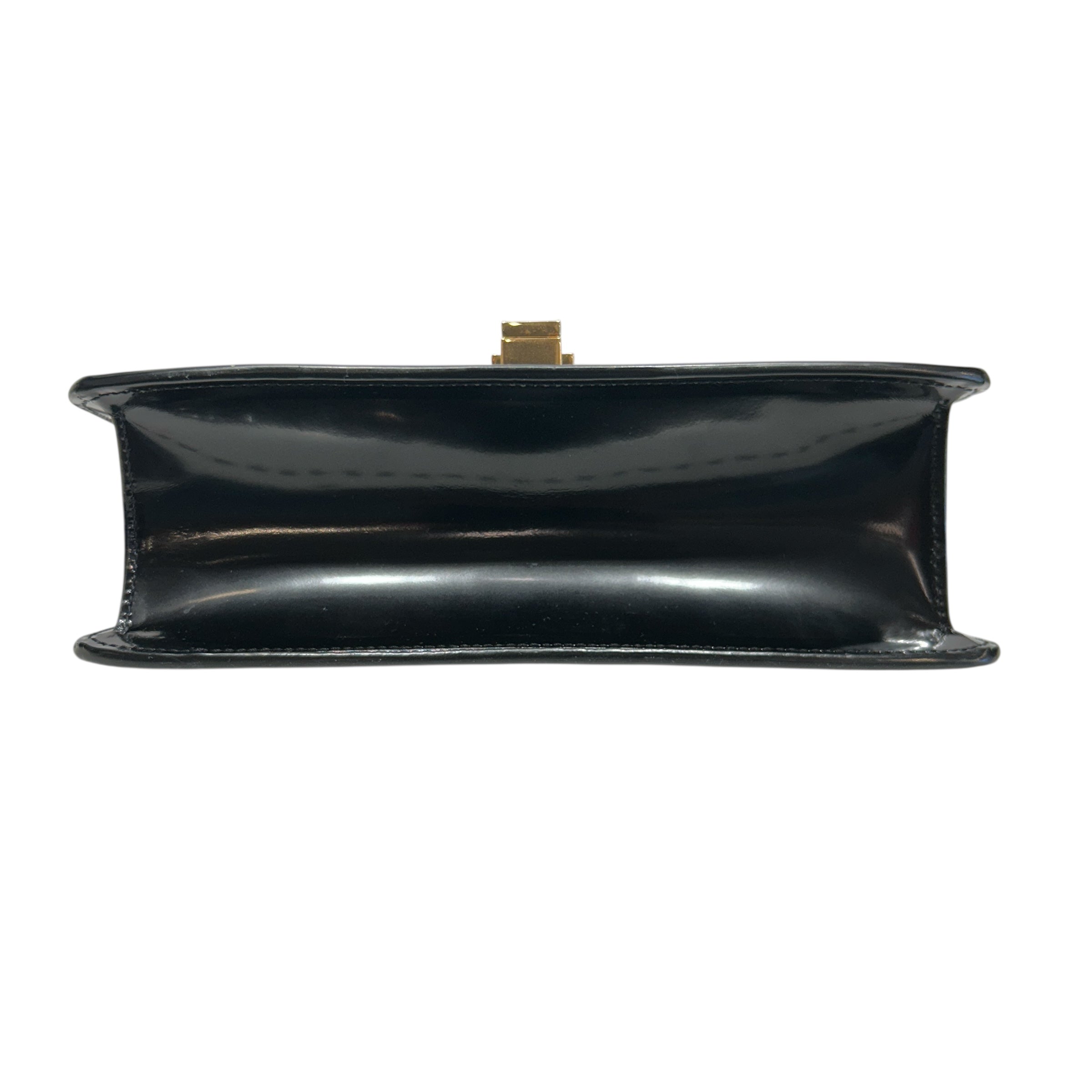 SAINT LAURENT/Cross Body Bag/Leather/BLK/patent leather view 4