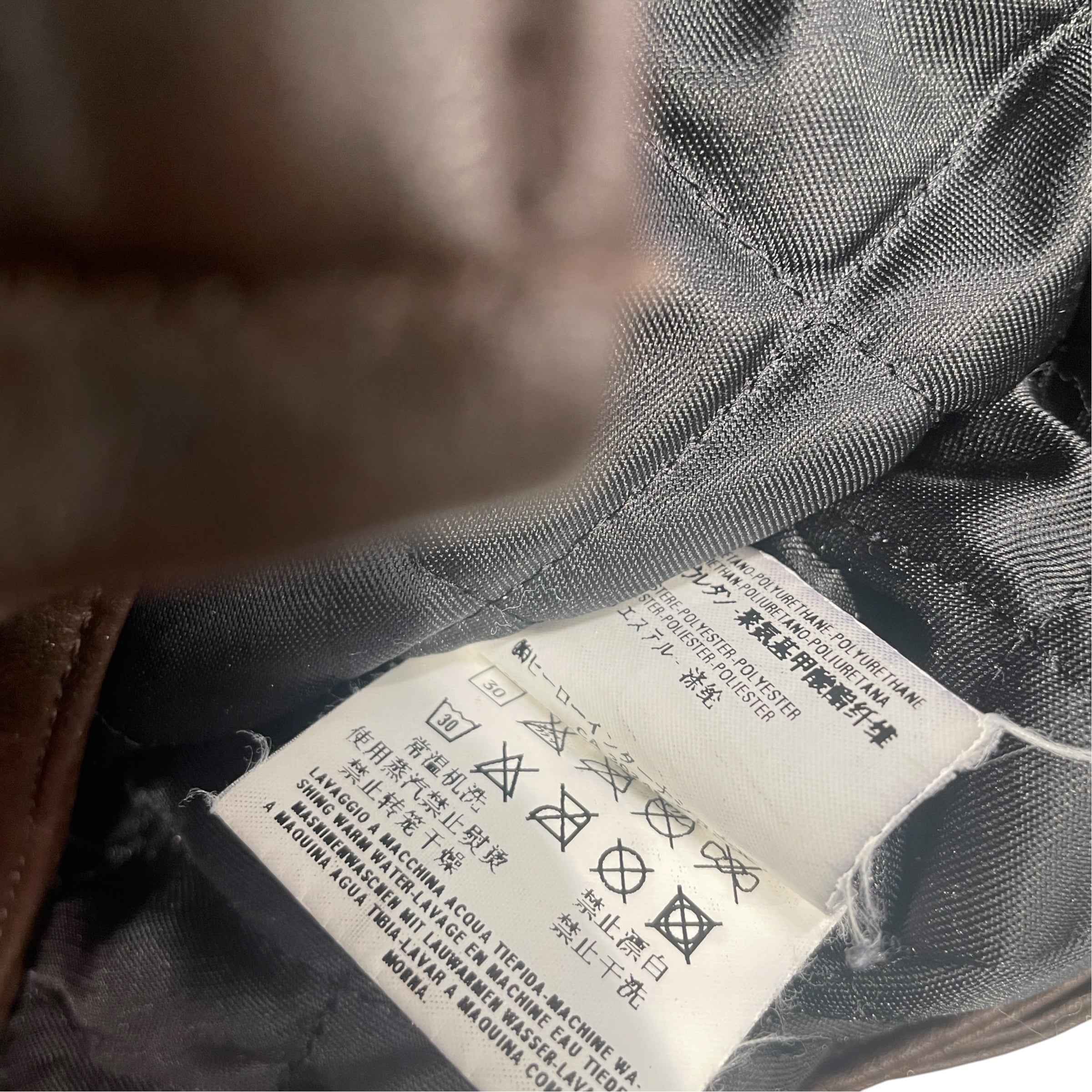 MADE IN HEAVEN /Leather Jkt/XL/Leather/BRW/MADEINHEAV BRWN EMBR PRINTED J view 3