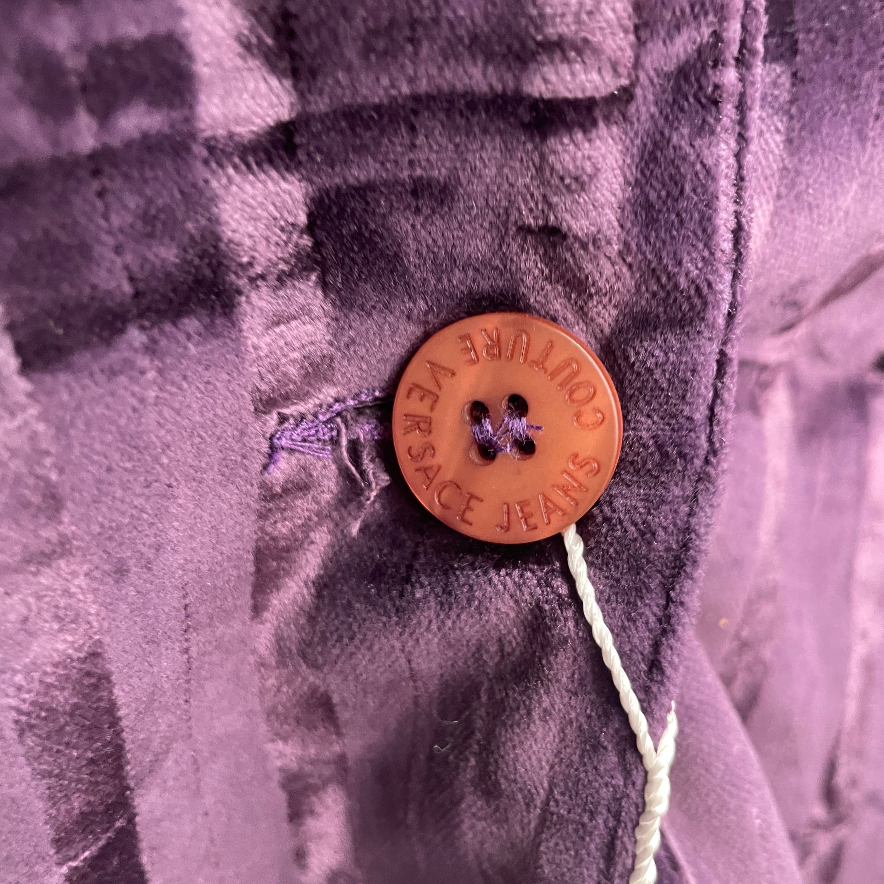 VERSACE/Tailored Jkt/42/Stripe/PPL/VERSACE JEANS COUTURE VELVET view 5