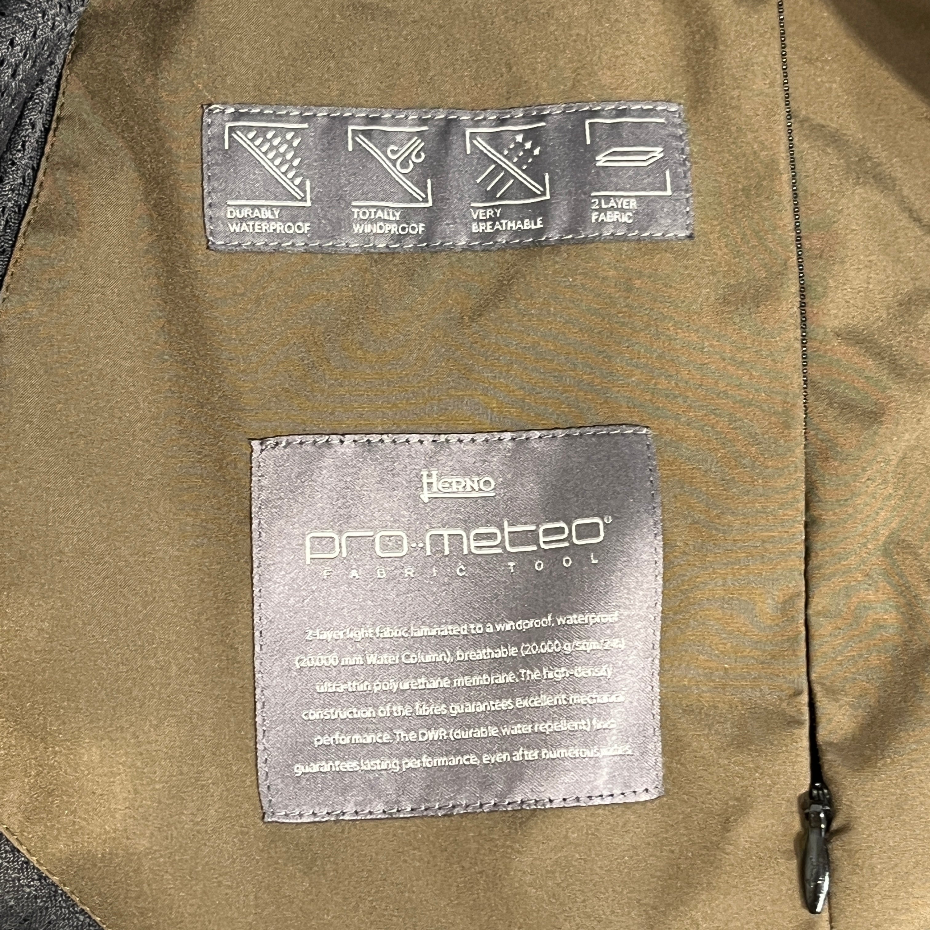 HERNO/Baseball Jkt/50/Polyester/BRW/ view 3