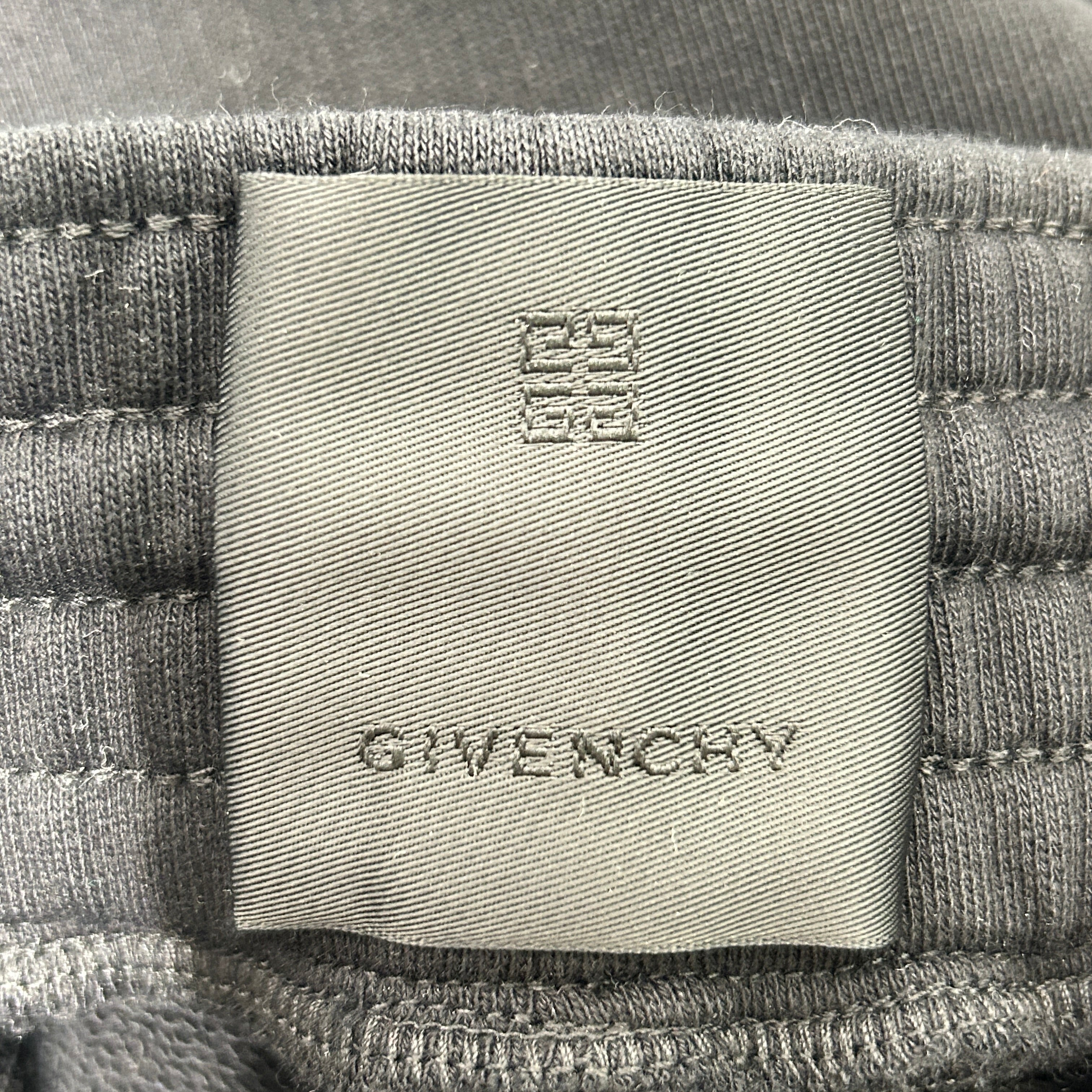 GIVENCHY/Shorts/L/Cotton/BLK/WHT EMBROIDER LOGO THIGH view 3