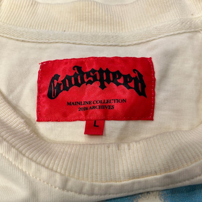 GODSPEED/T-Shirt/L/Cotton/IVR/Graphic/ETERNAL DREAM TEE
