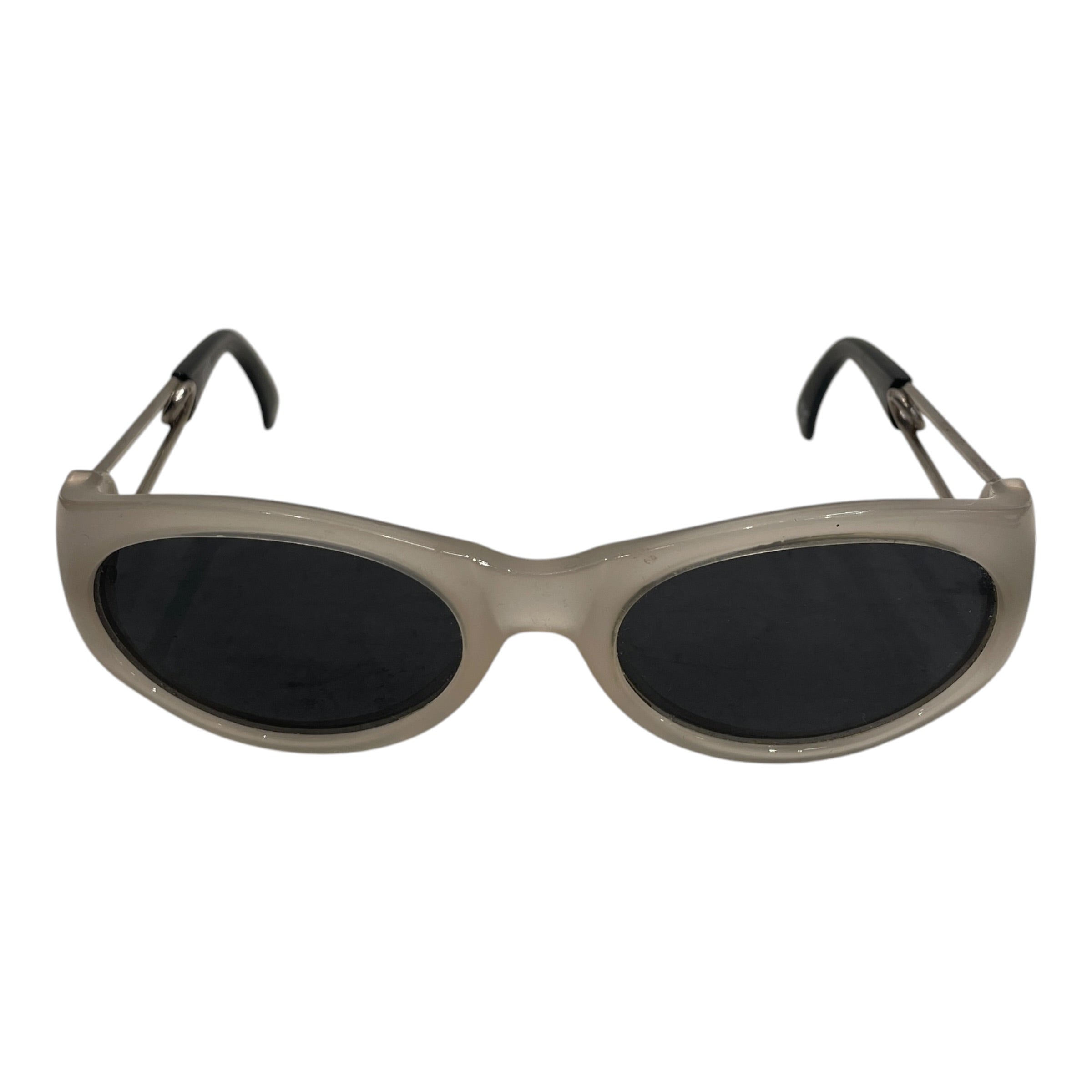 GIANNI VERSACE/Sunglasses/Plastic/GRY/Oval/L's/ view 1
