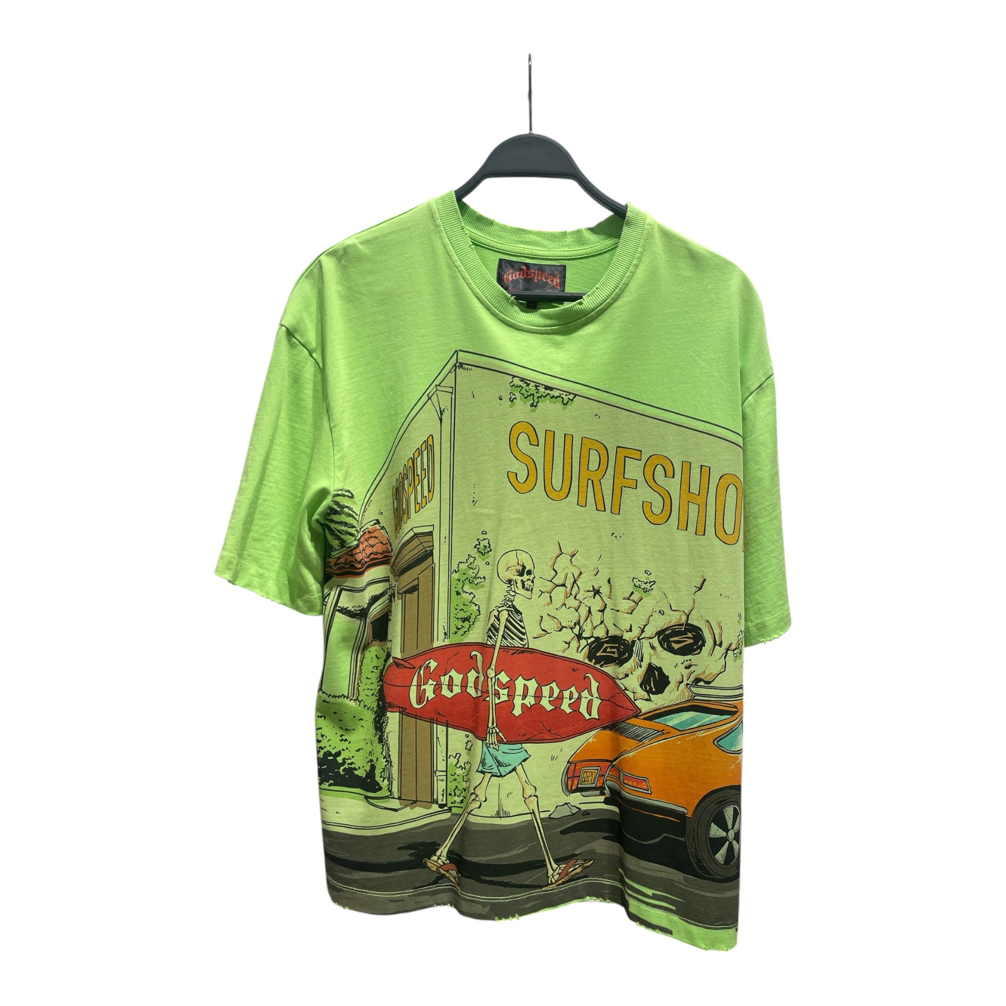 GODSPEED NEW YORK/T-Shirt/XS/Cotton/BLK/Graphic/Mankind vs. AI Tee view 1