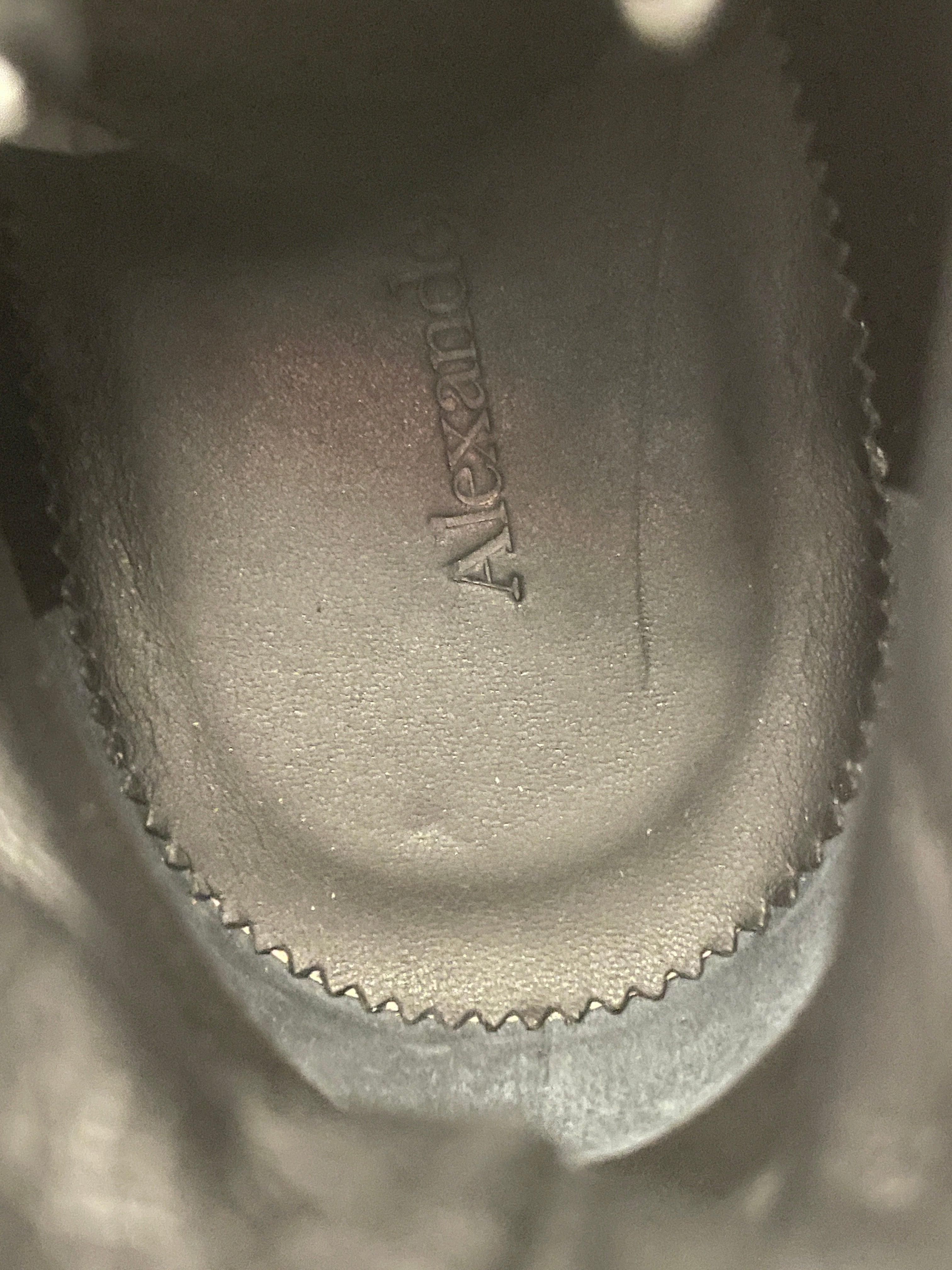 Alexander McQueen/Hi-Sneakers/EU 44/Leather/WHT/tread slick view 3