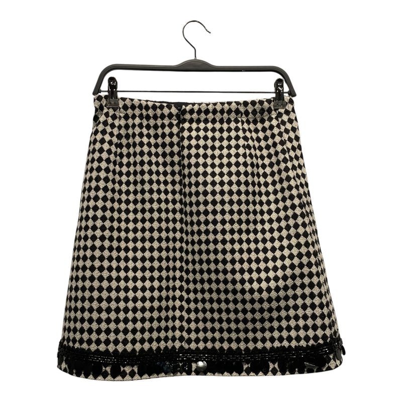 MARNI///Skirt/40/Plain/Nylon/WHT//W [Designers] Essentials/white/black spades