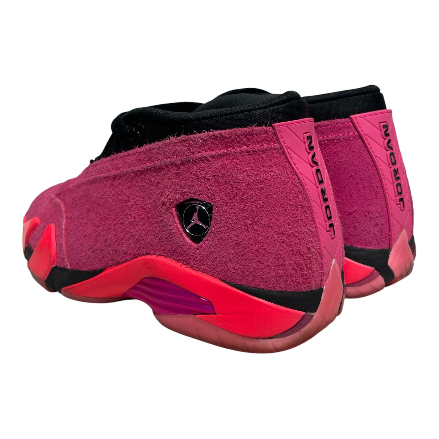 NIKE/Hi-Sneakers/US 7/Suede/PNK/jordan 14 shocking pink view 2