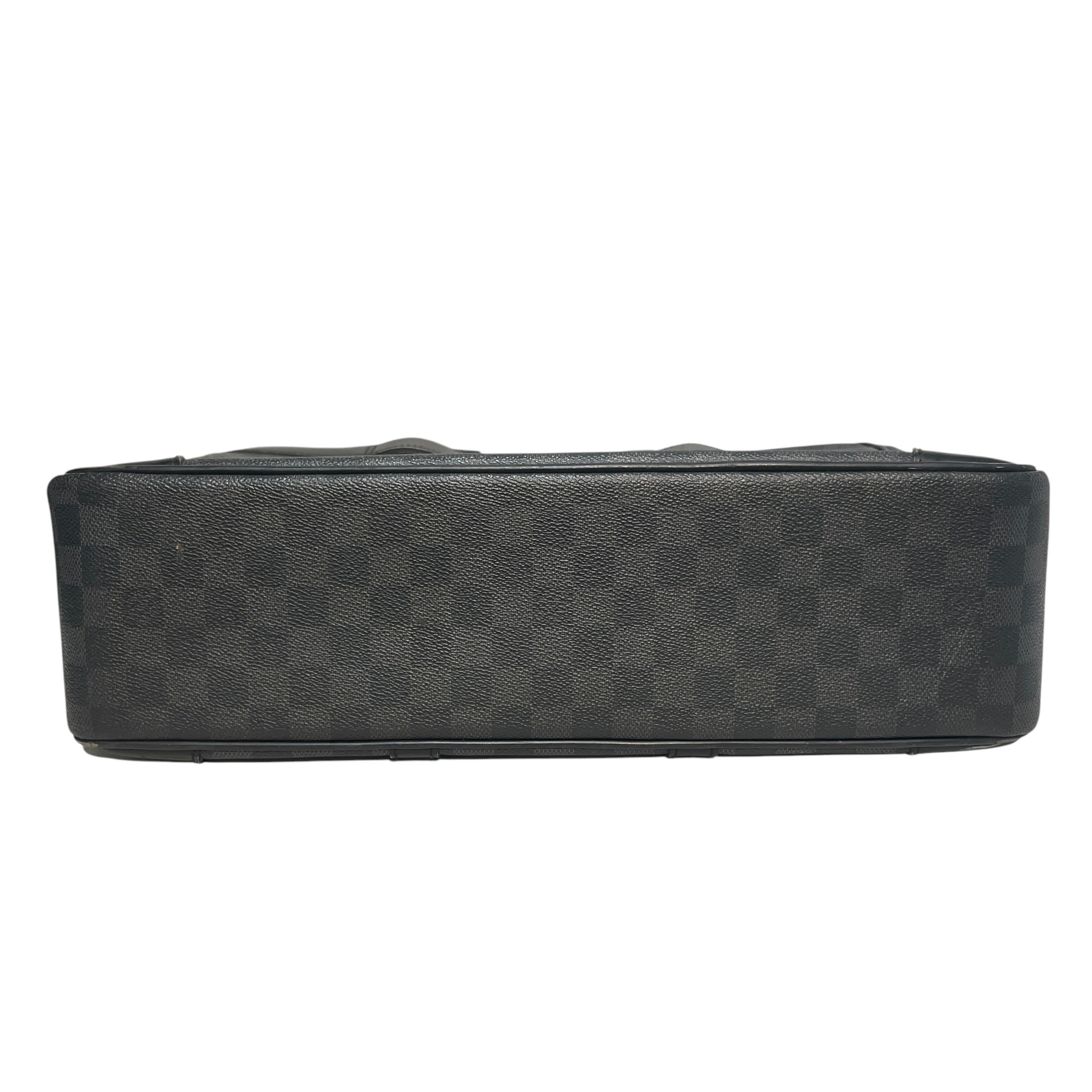 LOUIS VUITTON/Briefcase/Monogram/Leather/BLK/Porte-Documents Voyage Damier view 3