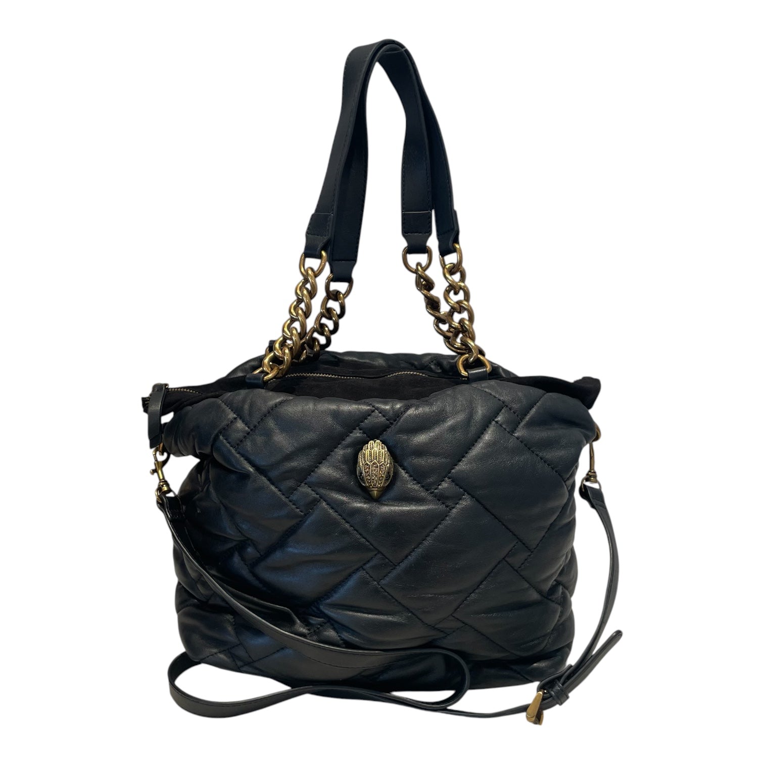 Kurt Geiger/Cross Body Bag/Leather/BLK/QUILTED view 1