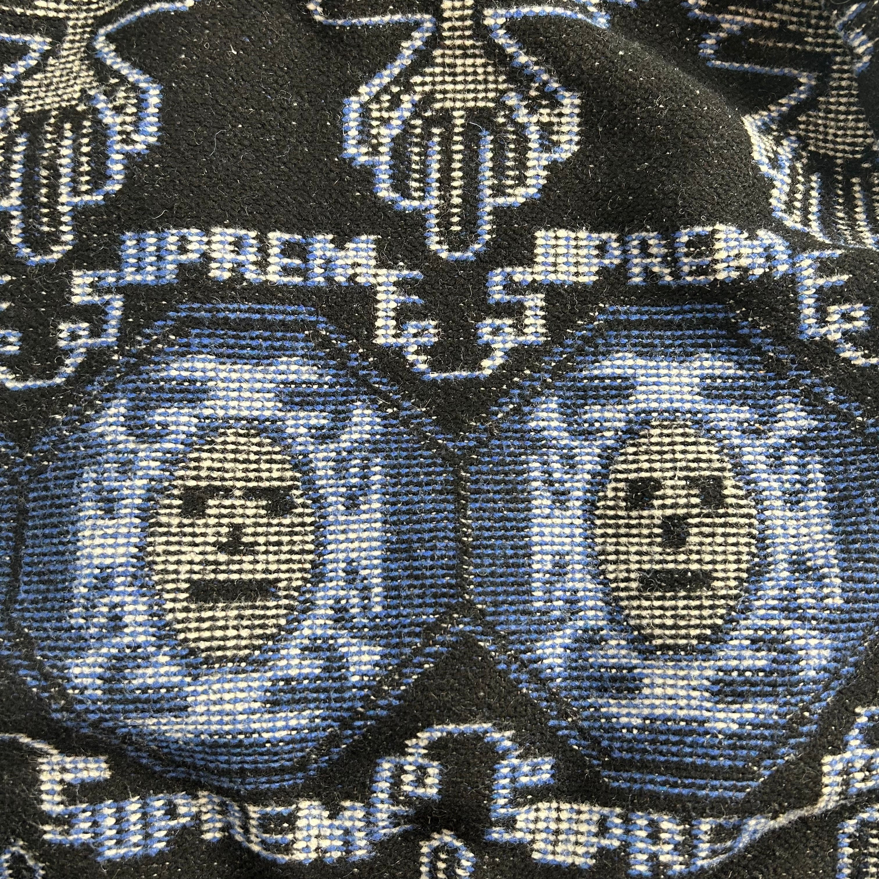 Supreme/Zip Up Hoodie/M/All Over Print/Wool/BLU/RN101837 SUPREME WOVEN HOODED view 5