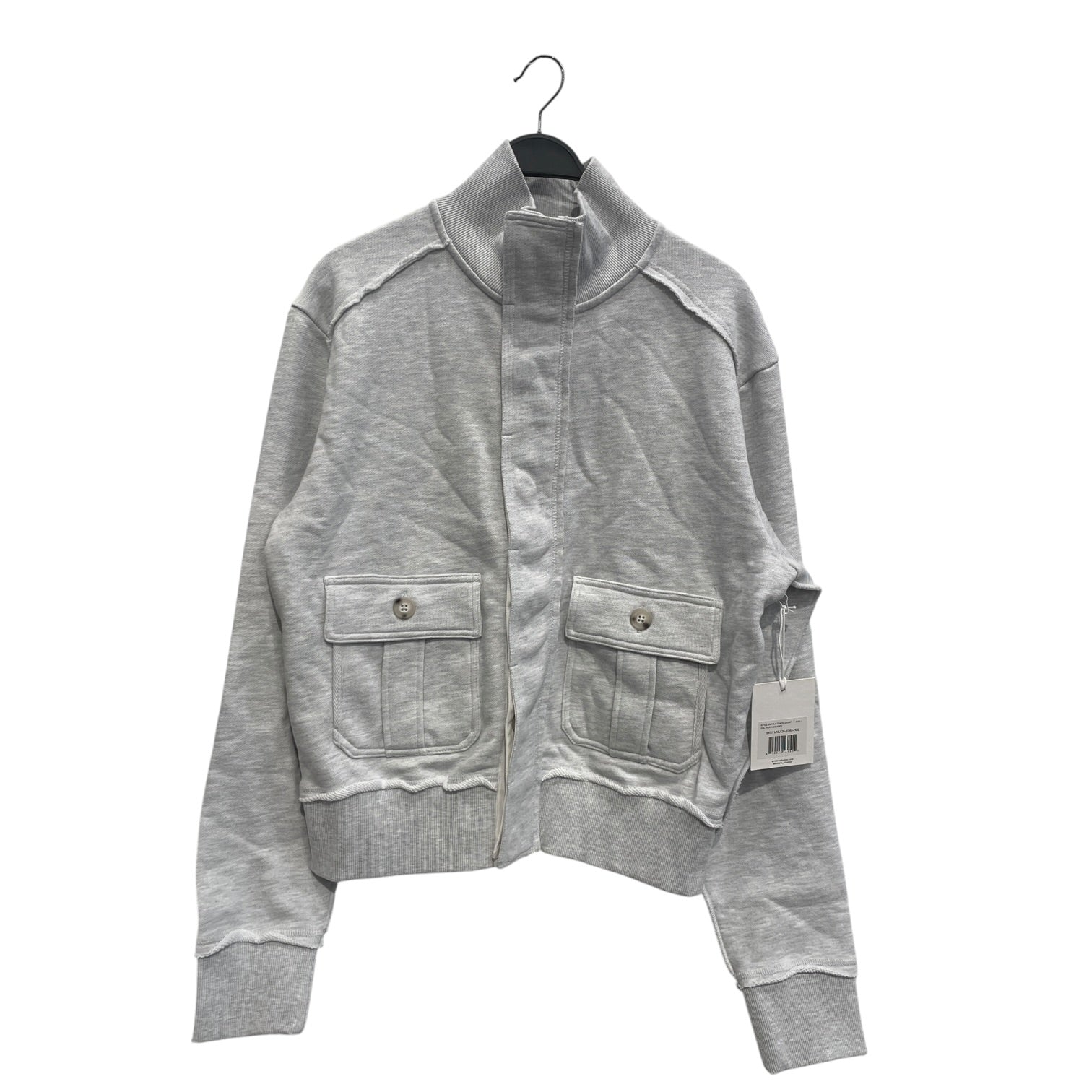 entire studios/Sweatshirt/L/Cotton/GRY/2FRONT POCKET/BUTTON UP view 1