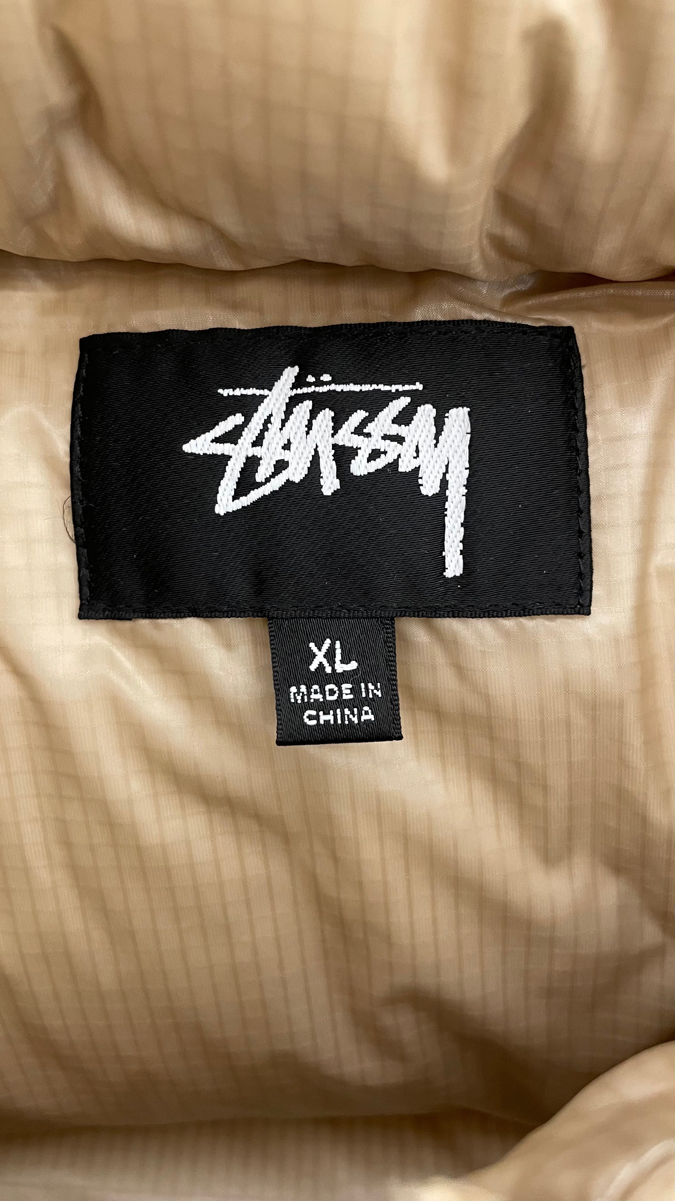 STUSSY/Puffer Jkt/XL/Polyester/BEG/ view 4