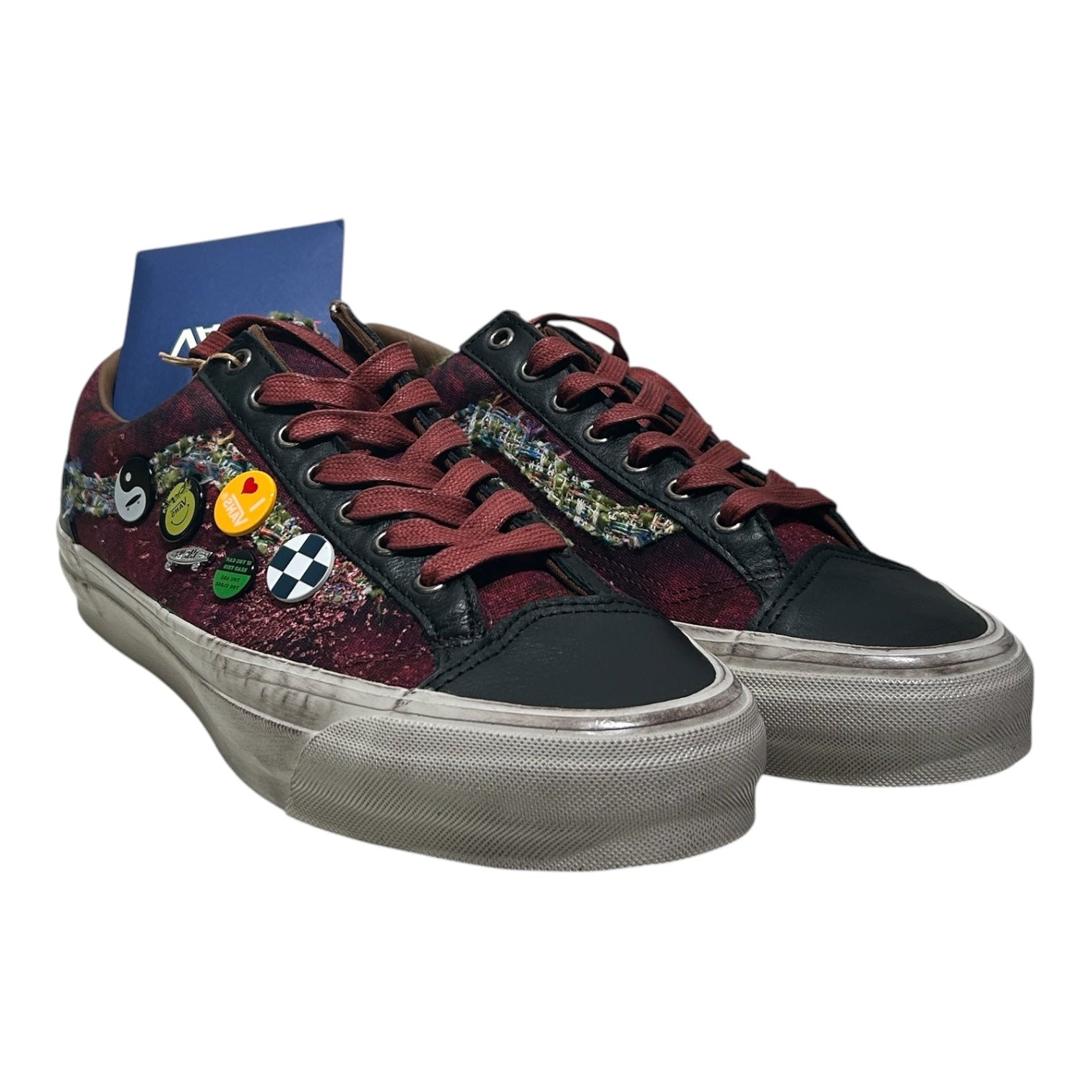VANS/Low-Sneakers/US 10.5/Cotton/BRD/SOUVENEIR BURGANDY view 1