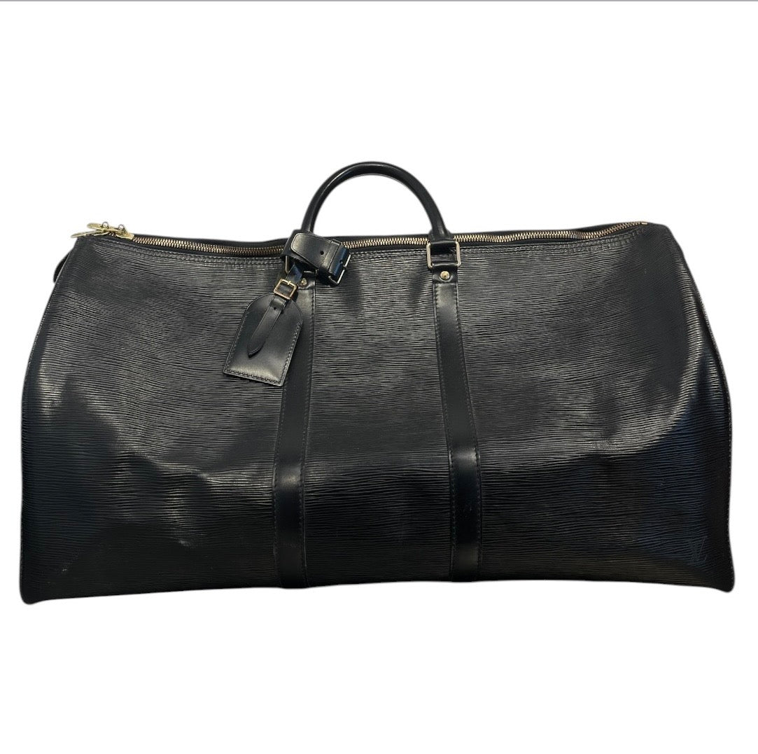 LOUIS VUITTON/Luggage/Leather/BLK/EPI LEATHER KEEPALL view 1