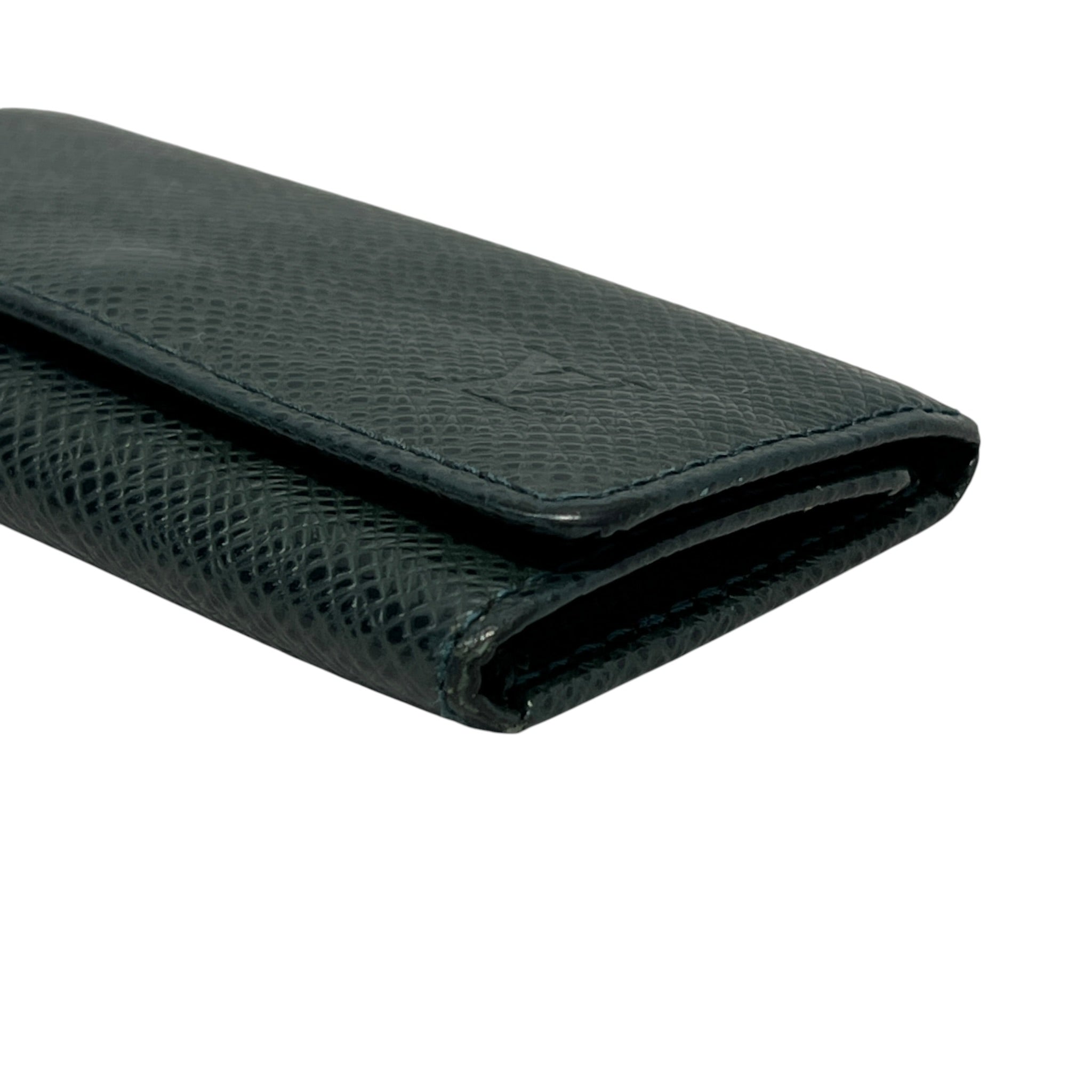 LOUIS VUITTON/Key Holder/Leather/GRN/taiga button key case view 5