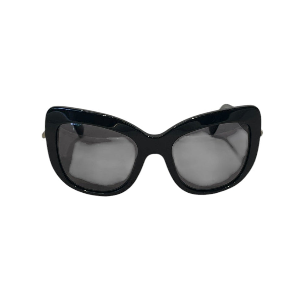 DOLCE&GABBANA/Sunglasses/Plastic/BLK/CATEYE WHITE FLOWERS (W/BOX) view 1