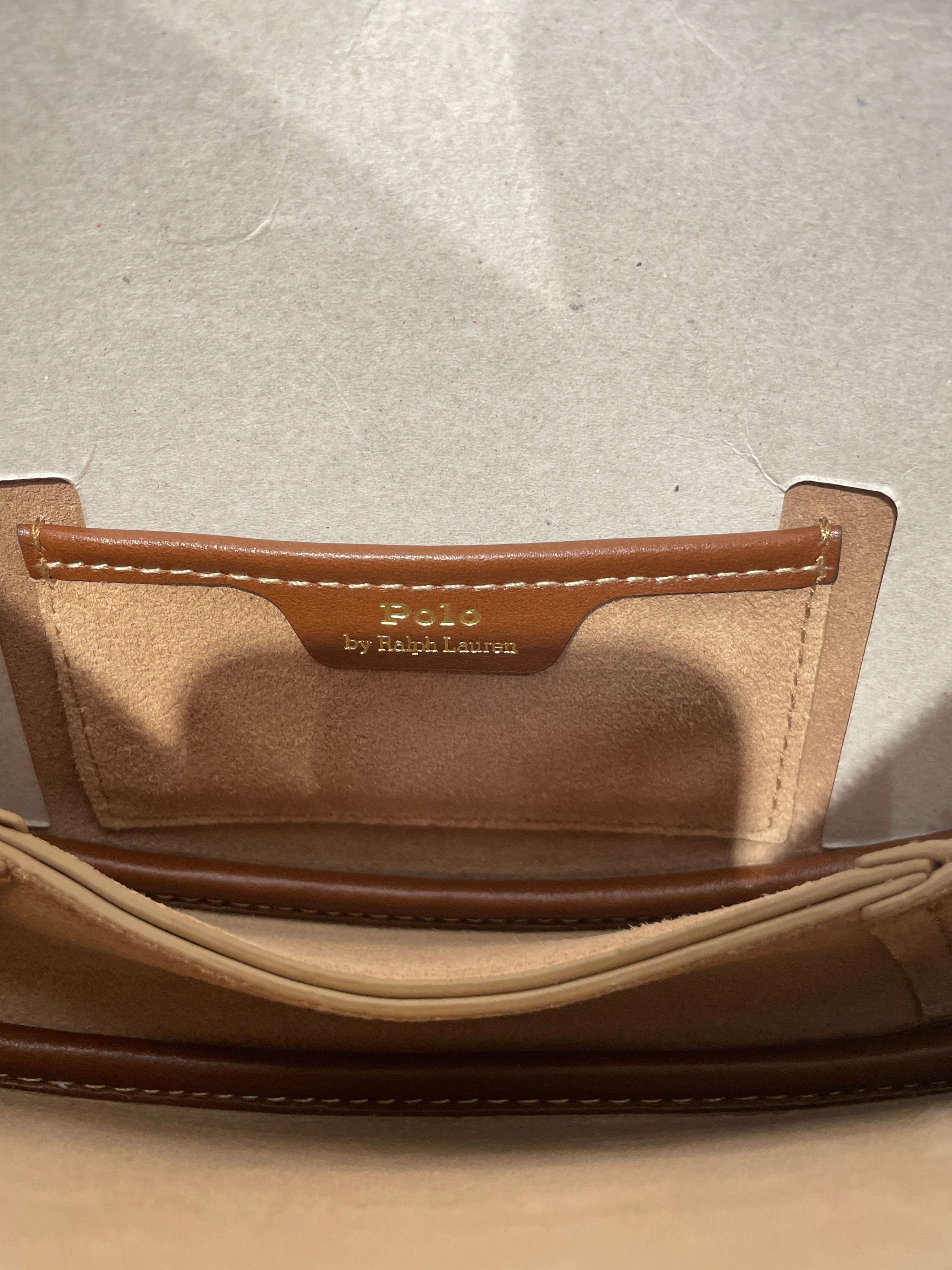 POLO RALPH LAUREN/Hand Bag/Leather/BRW/POLO ID MINI SHOULDER BAG view 5