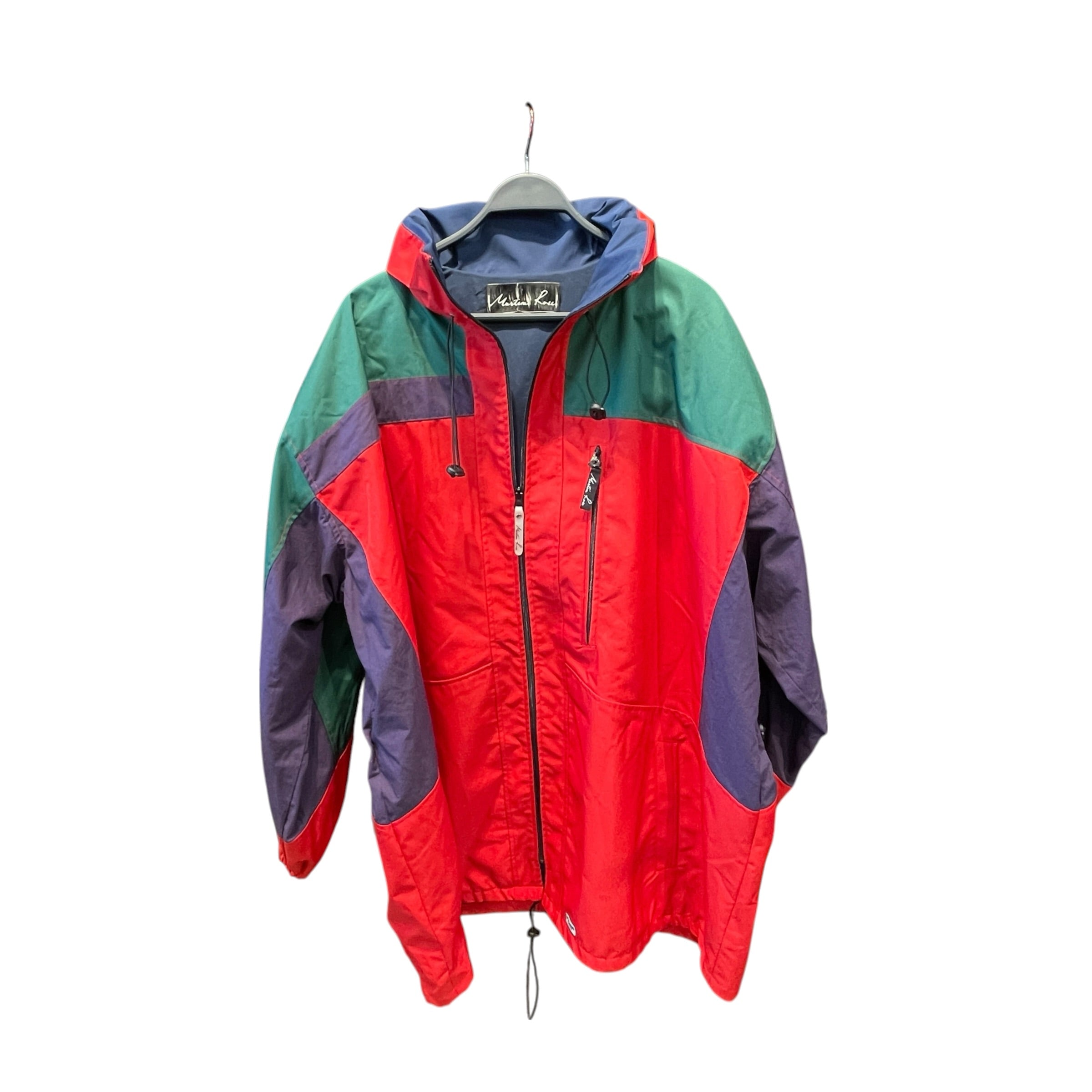 MARTINE ROSE/Windbreaker/S/Nylon/RED/SS18 Oversize Raincoat view 1