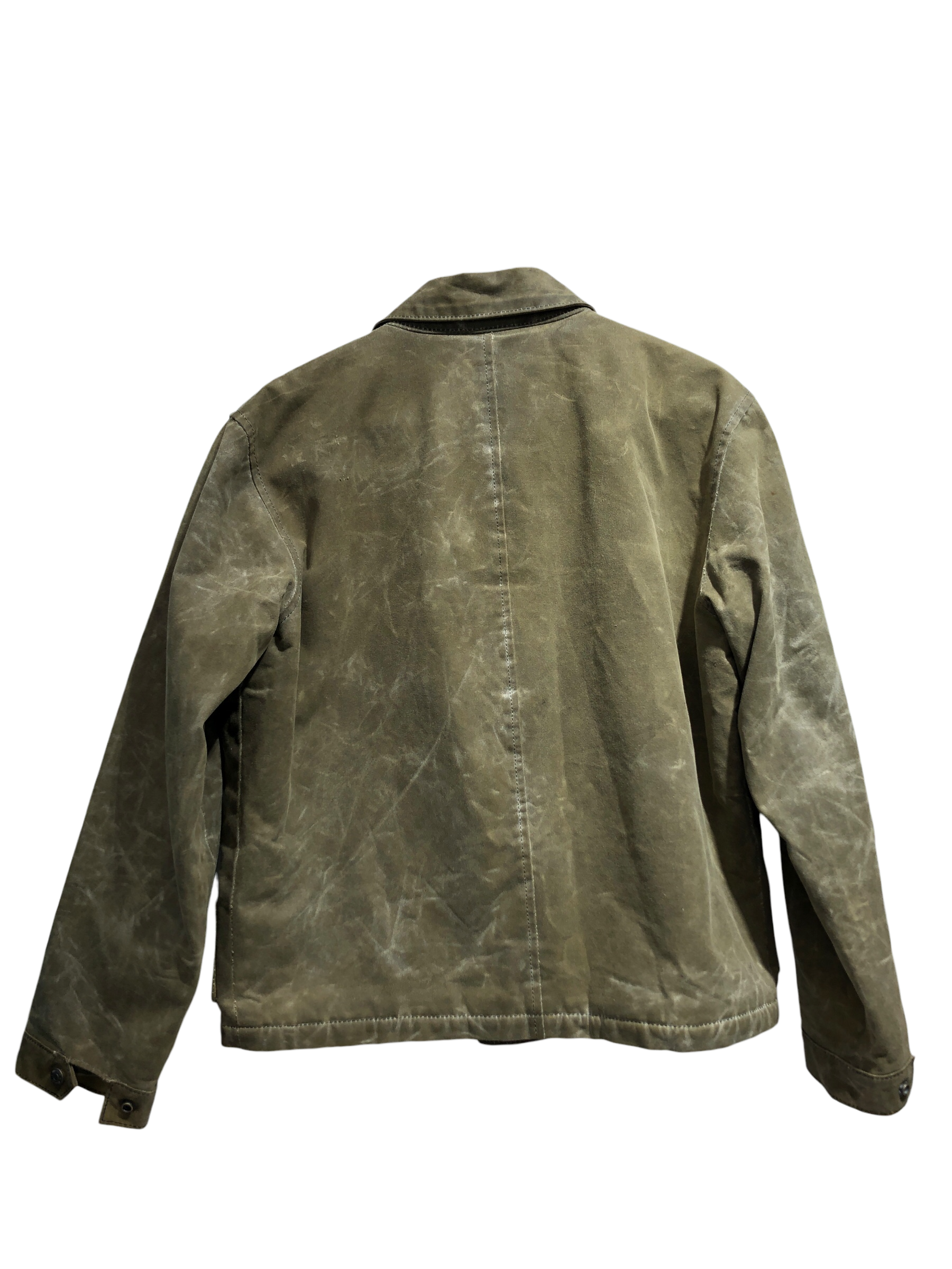 BRADLEY MOUNTAIN/Jacket/L/GRN/waxed jacket - lined view 2