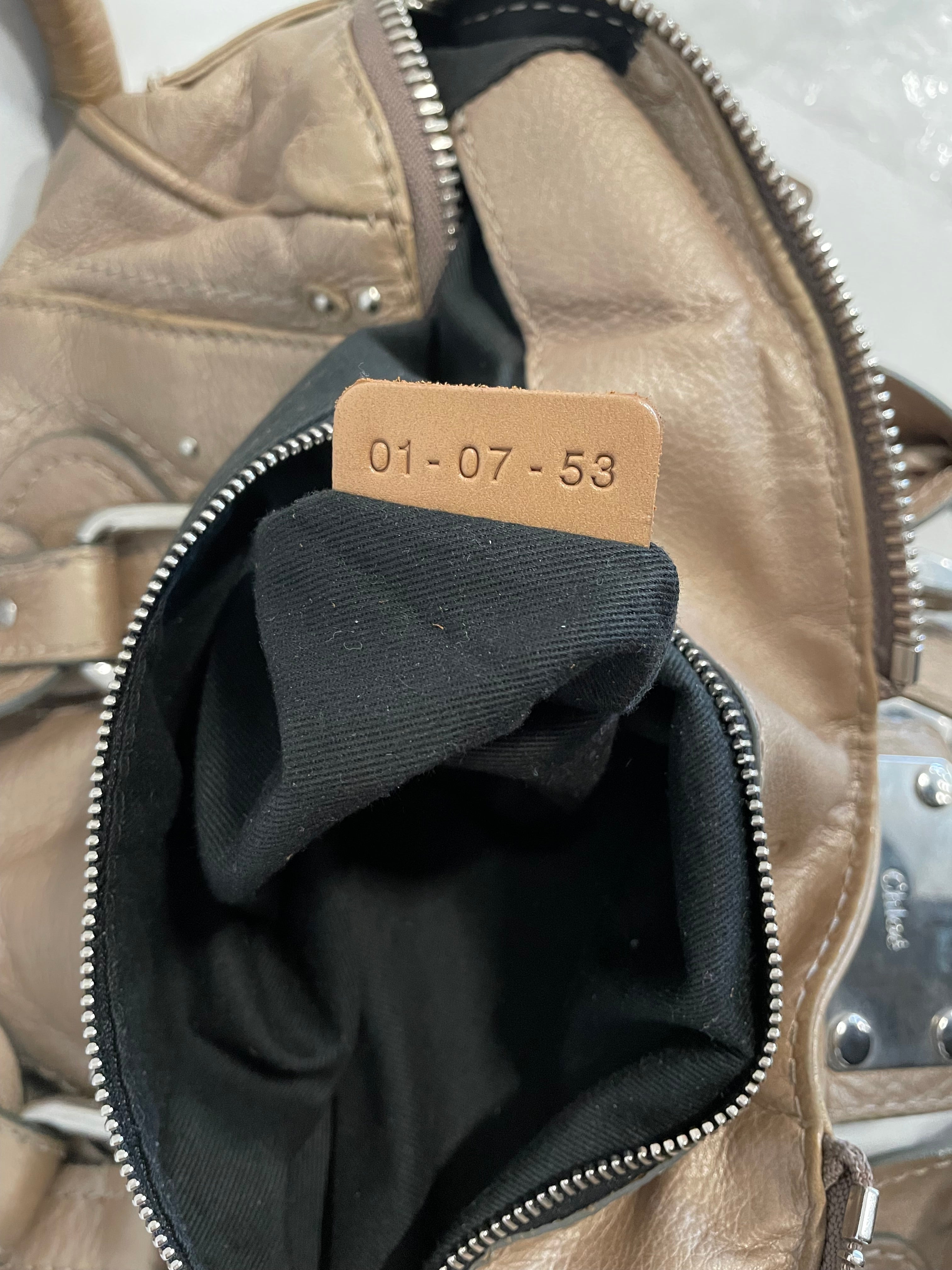 Chloe/Bag/Leather/CML/Paddington xl buckle lock view 3