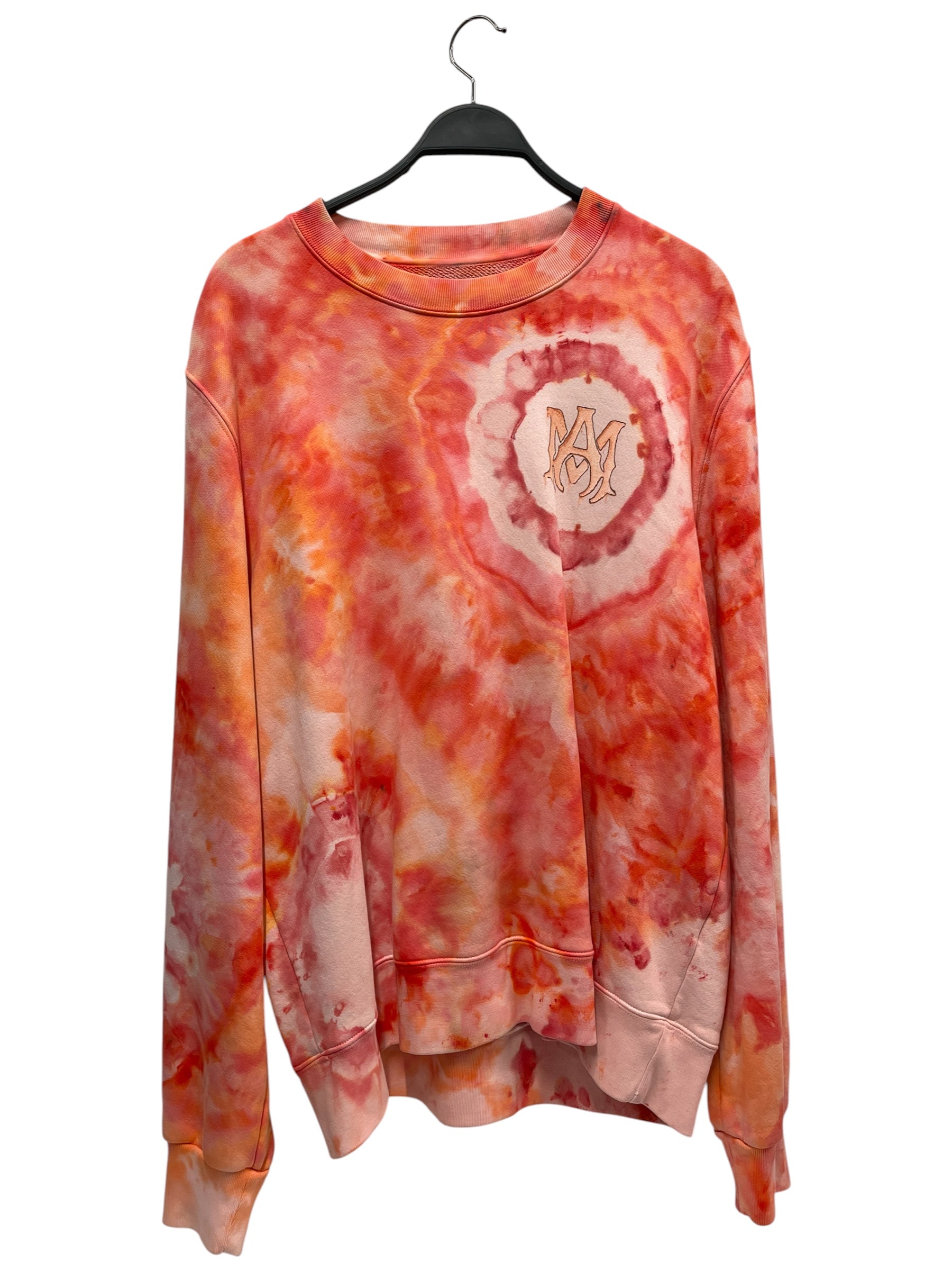 AMIRI/Sweatshirt/L/Graphic/Cotton/PNK/Pullover/TIE DYE W/ LOGO PRINT view 1