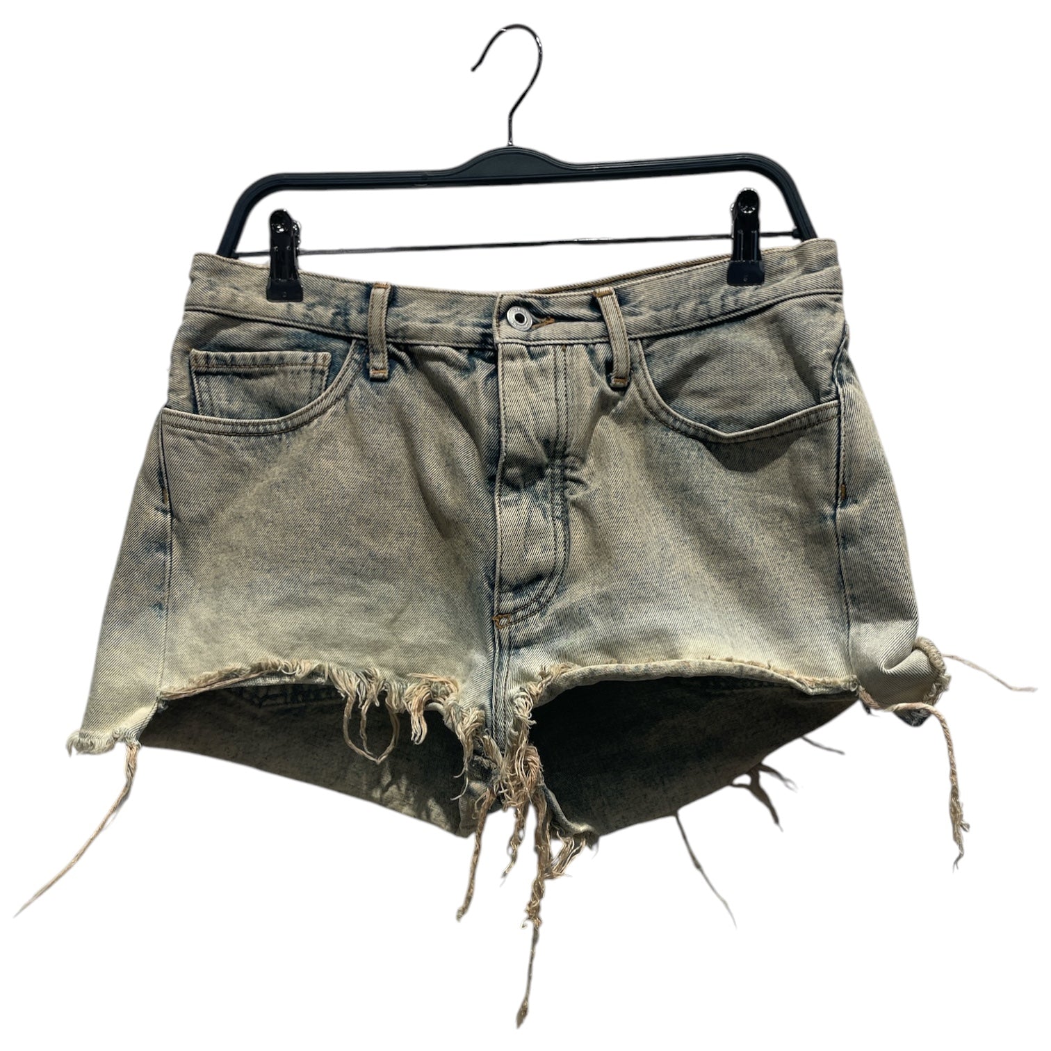 OFF-WHITE/Shorts/29/Denim/MLT/Acid Wash mini short view 1