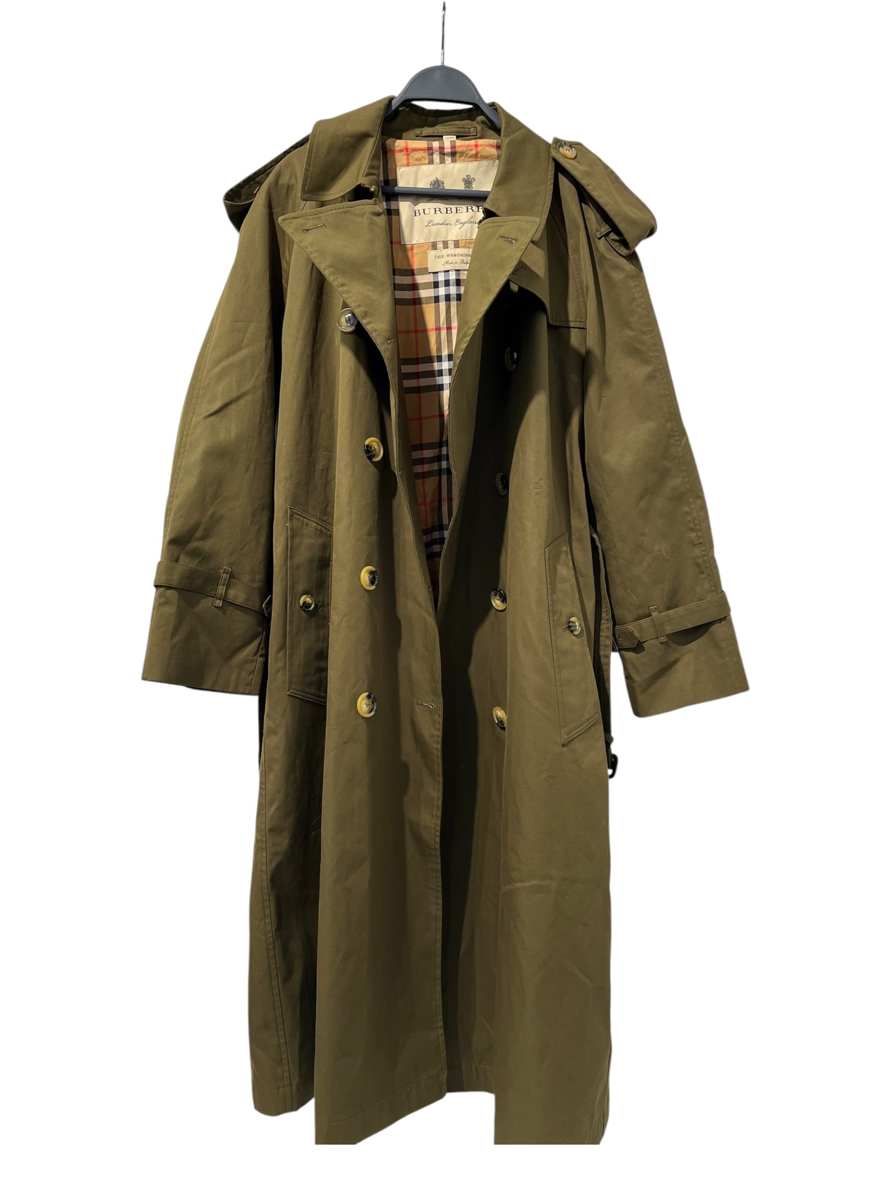 BURBERRY/Trench Coat/8/Cotton/GRN/THE WESTMINSTER LONG view 1