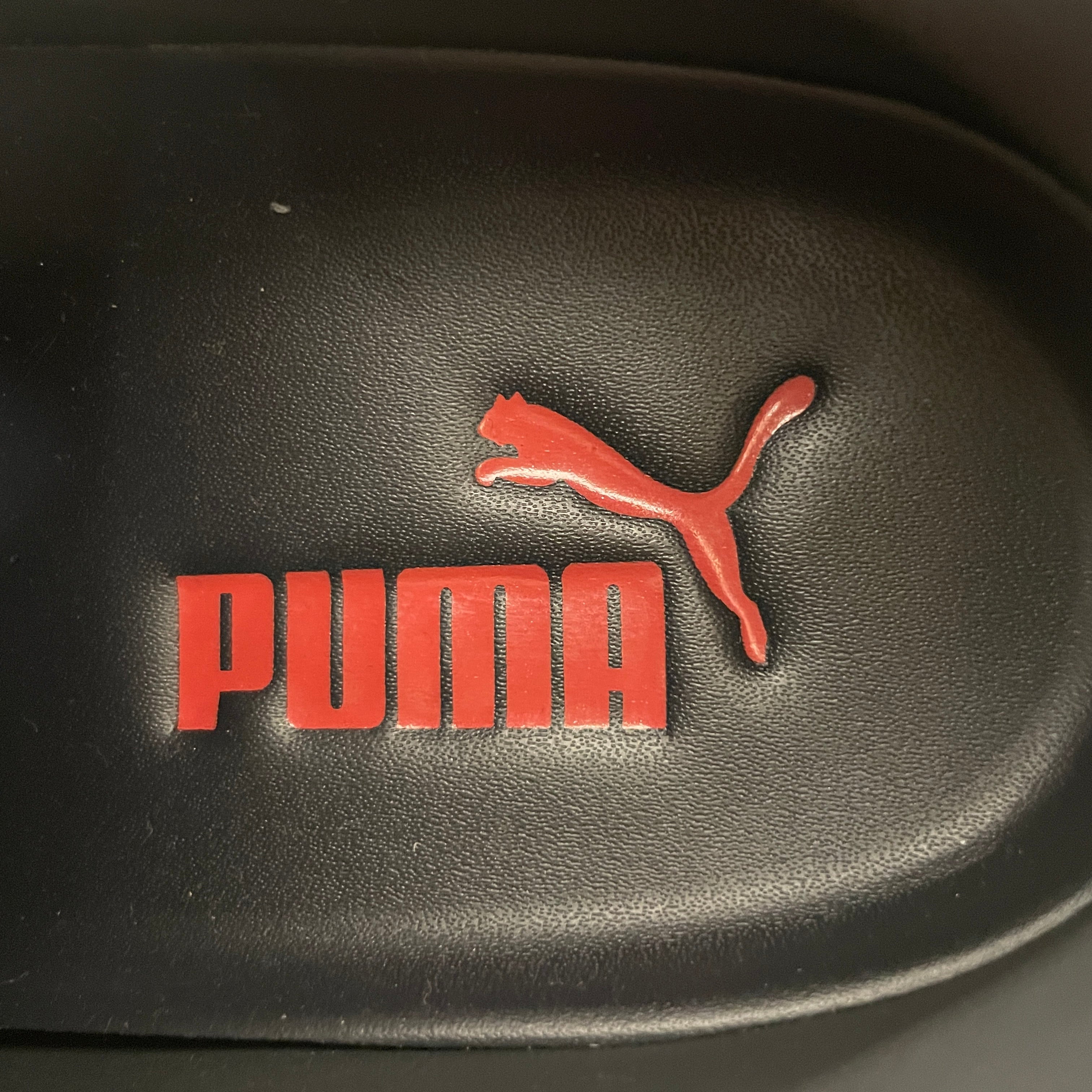 PUMA/Low-Sneakers/US 7.5/Leather/WHT/ view 3