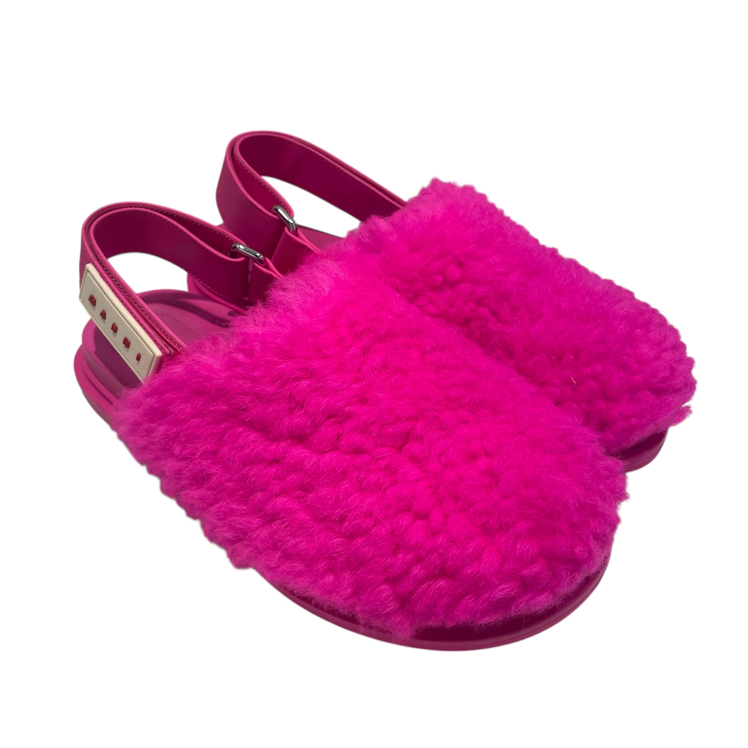 MARNI/Sandals/Lambskin/PNK/hot pink sandal view 1