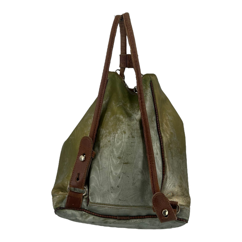 LOEWE/Amazona/Backpack/Green/Polyester/