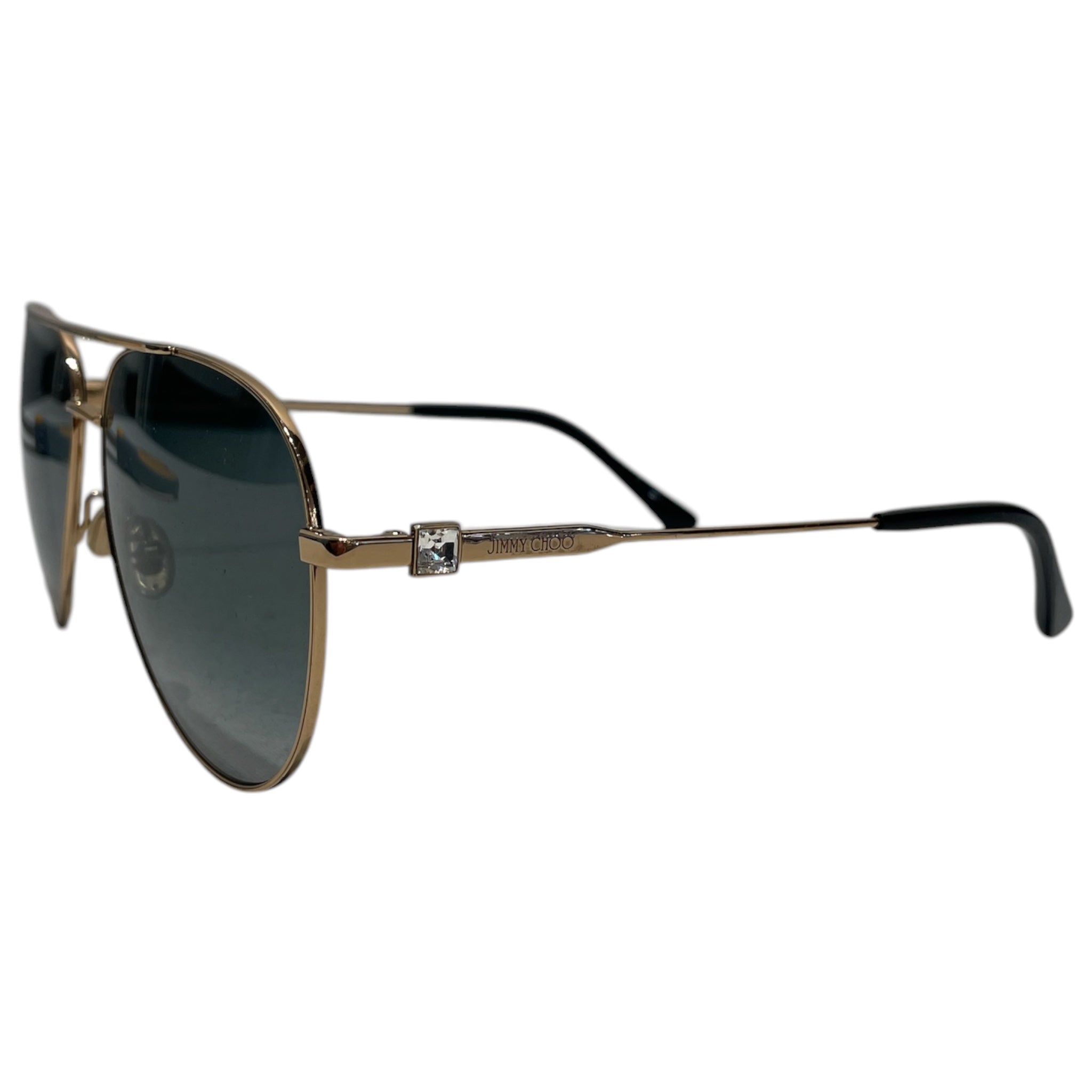 JIMMY CHOO/Sunglasses/Titanium/BLK/ view 2