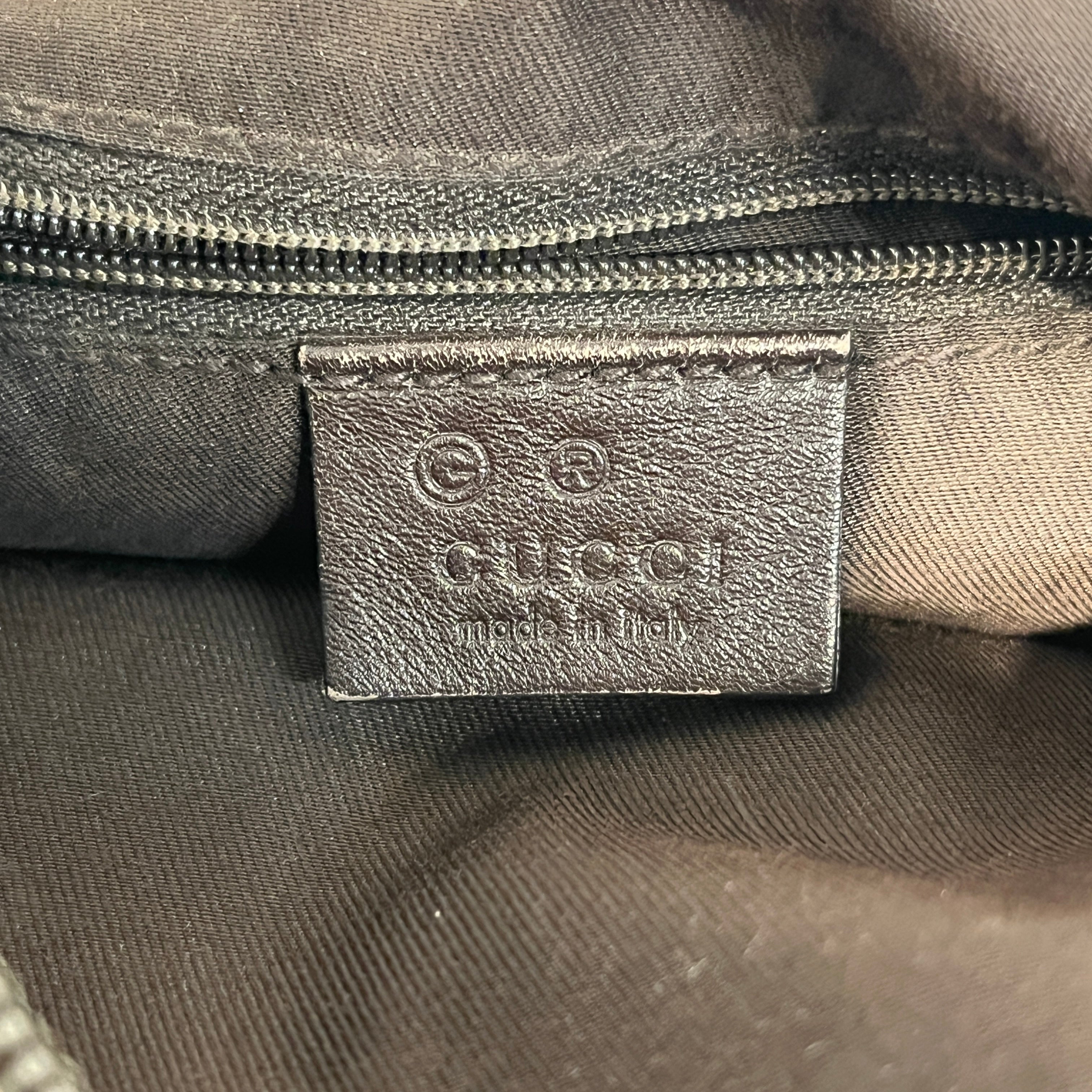 GUCCI/Bag/Monogram/Cotton/BRW/Shoulder Hobo Bag view 4