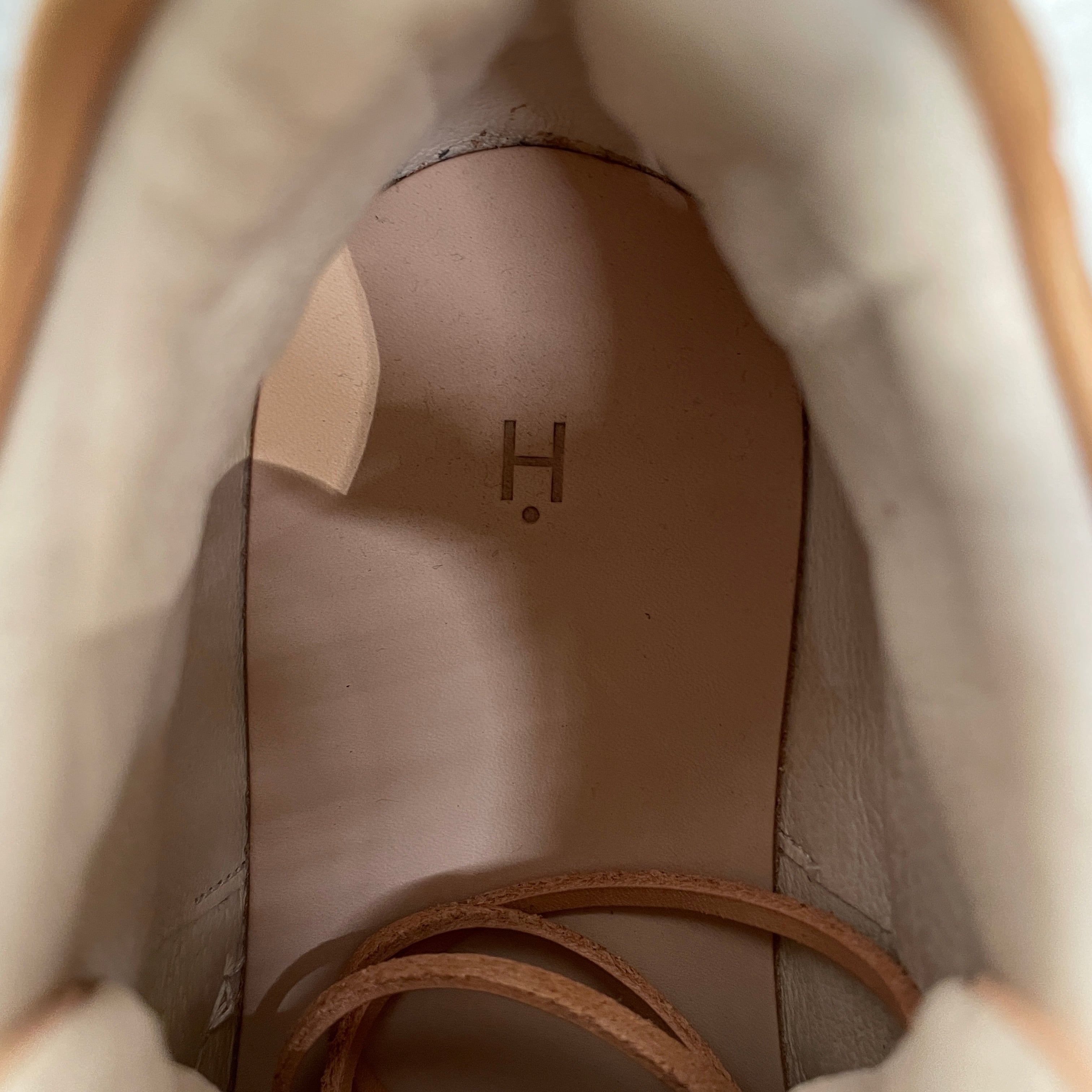 Hender Scheme/Hi-Sneakers/US 5/Leather/BEG/TANNED LEATHER JORDAN 4 view 7