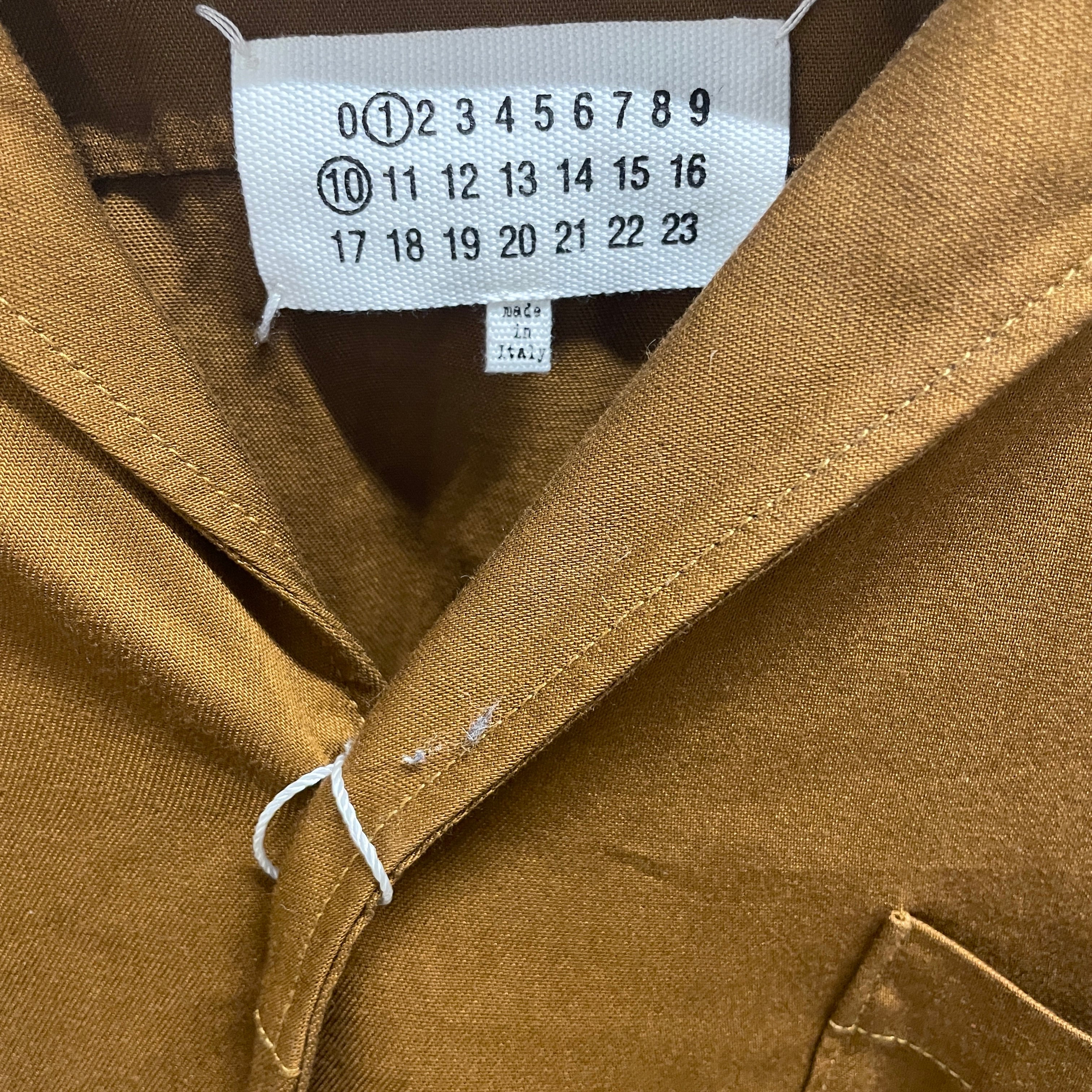 Maison Margiela/SS Shirt/54/Cotton/CML/white stitching nwt view 3