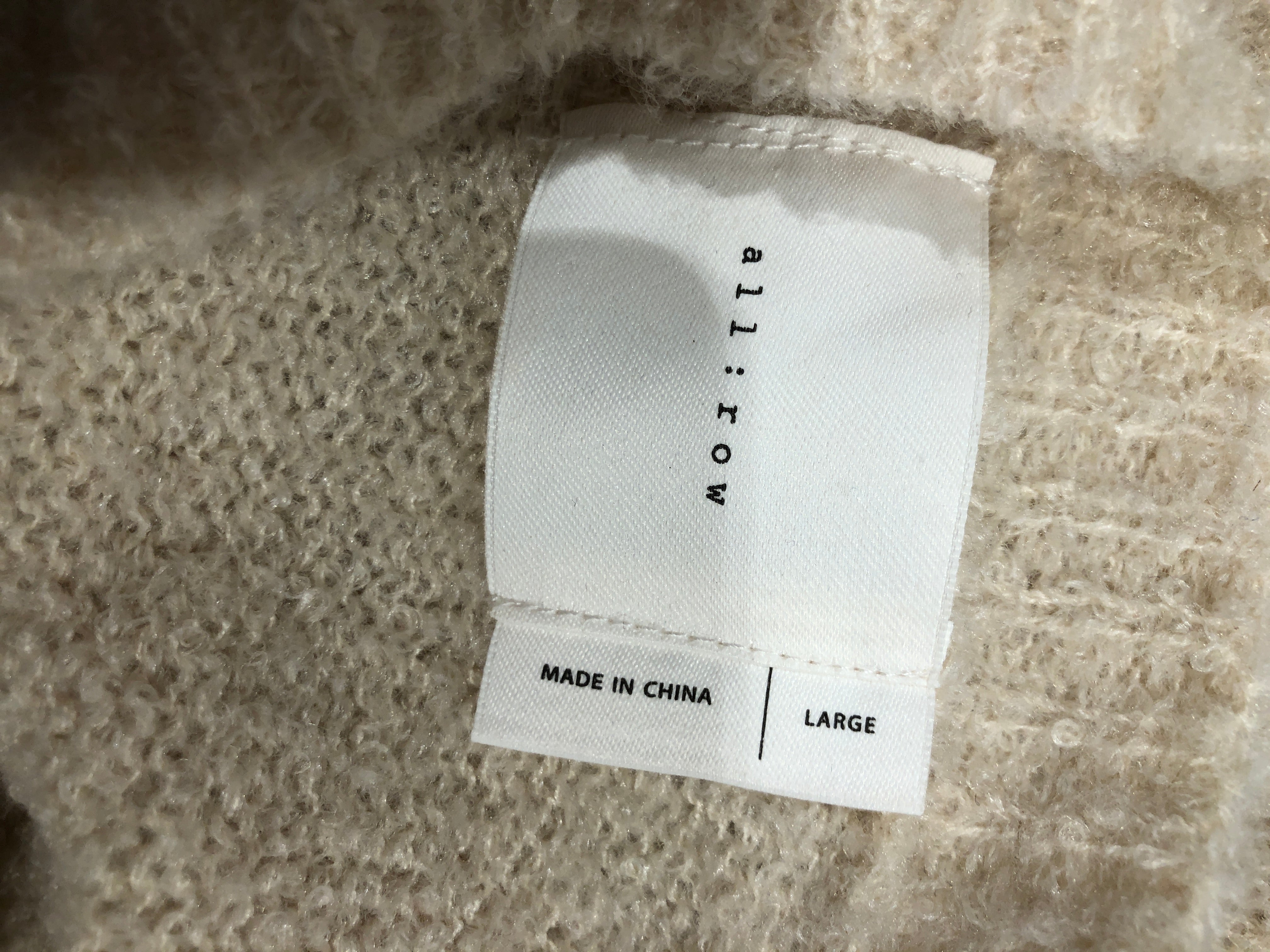 all:row/Jacket/L/Polyester/CRM/ view 3