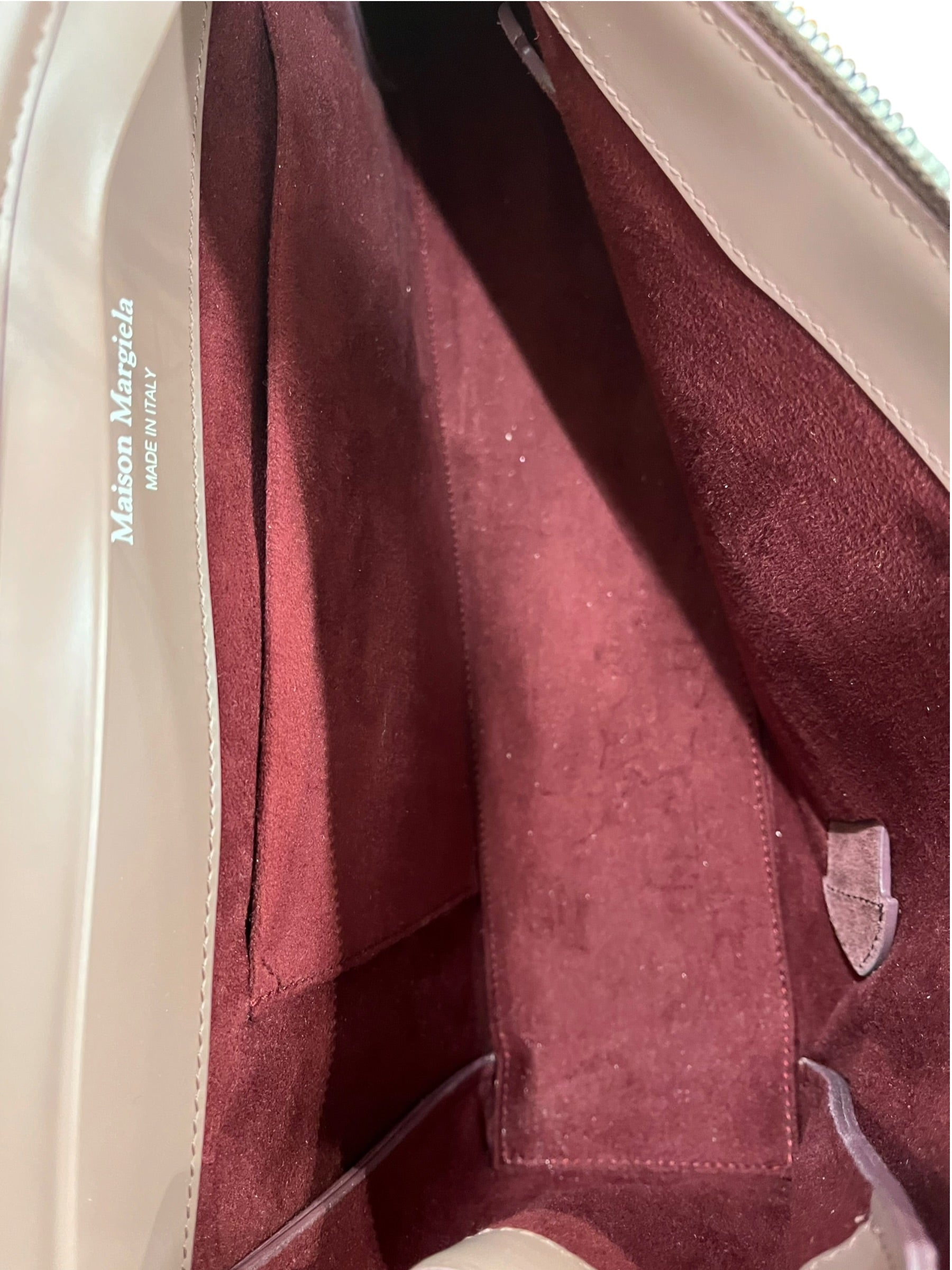 Maison Margiela/Bag/Leather/PNK/MARGIELA SNATCHED BAG/CLUTCH view 5