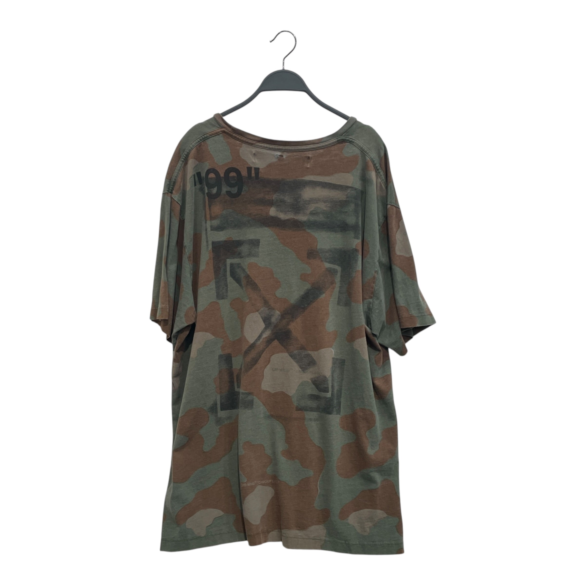 OFF-WHITE/T-Shirt/L/Cotton/GRN/Camouflage/IMPRESSIONISM view 2