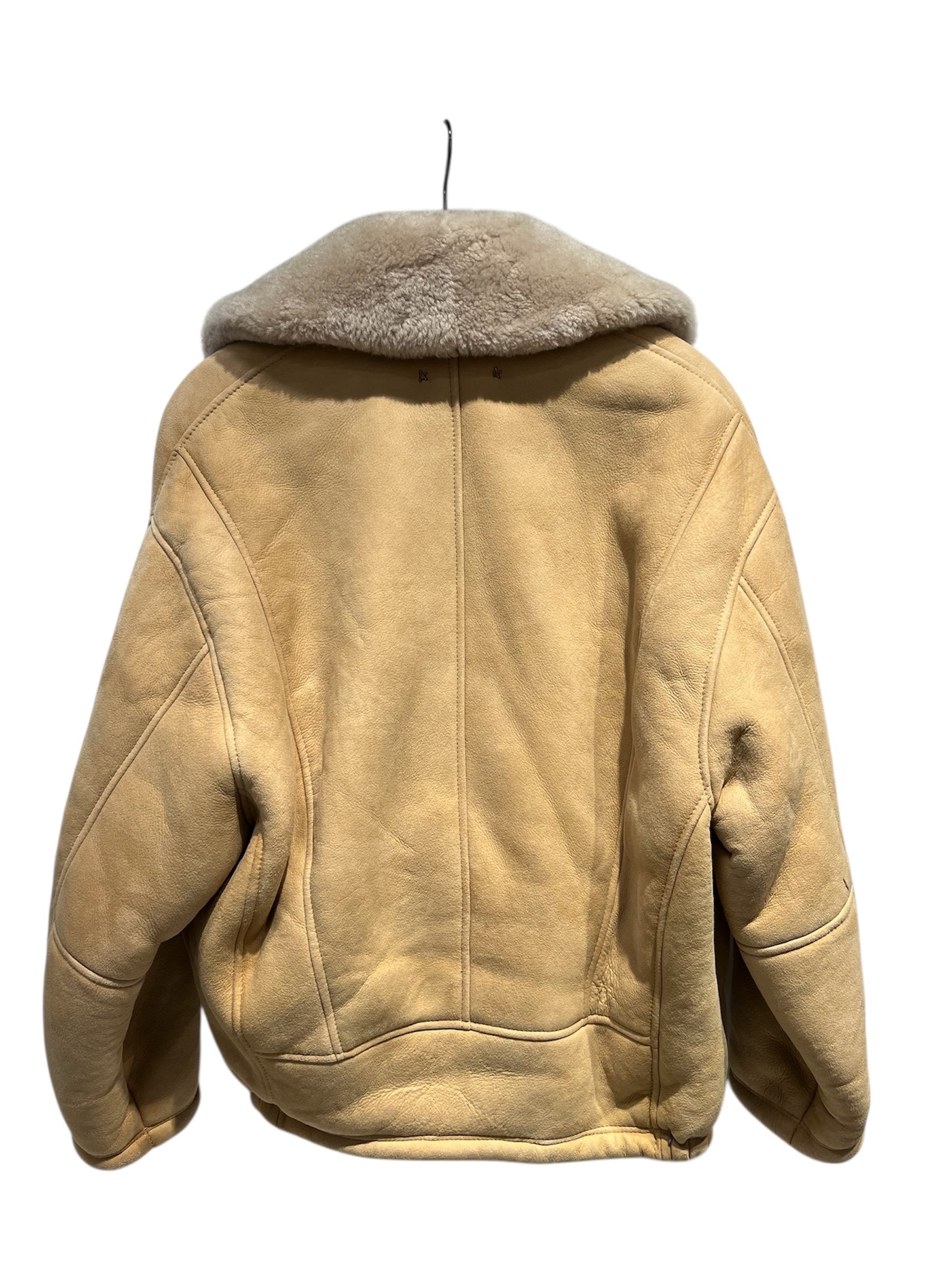 GOLDEN GOOSE/Jacket/S/Suede/CML/Double Breasted/SHERLING MARGOT view 2