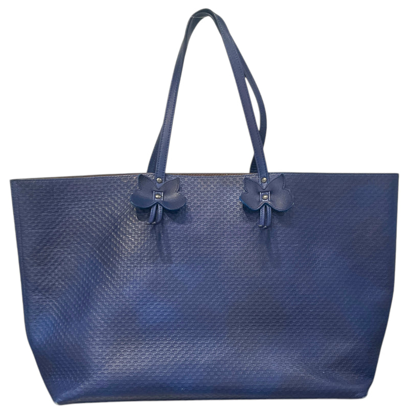 BOTTEGA VENETA/Tote Bag/Leather/BLU/Micro Butterfly