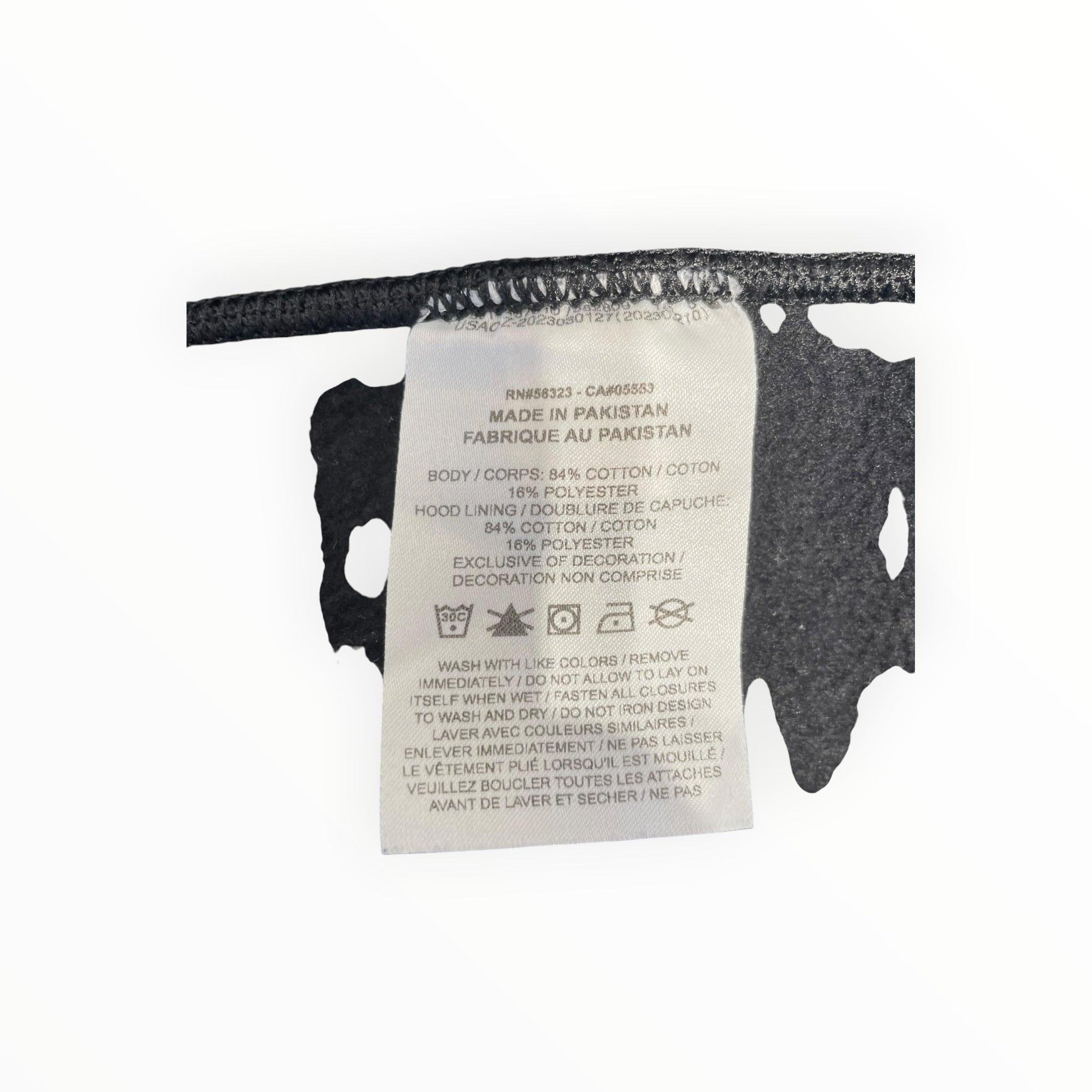 NIKE/STUSSY/Hoodie/M/Cotton/BLK/zip up all black w/ patch view 4